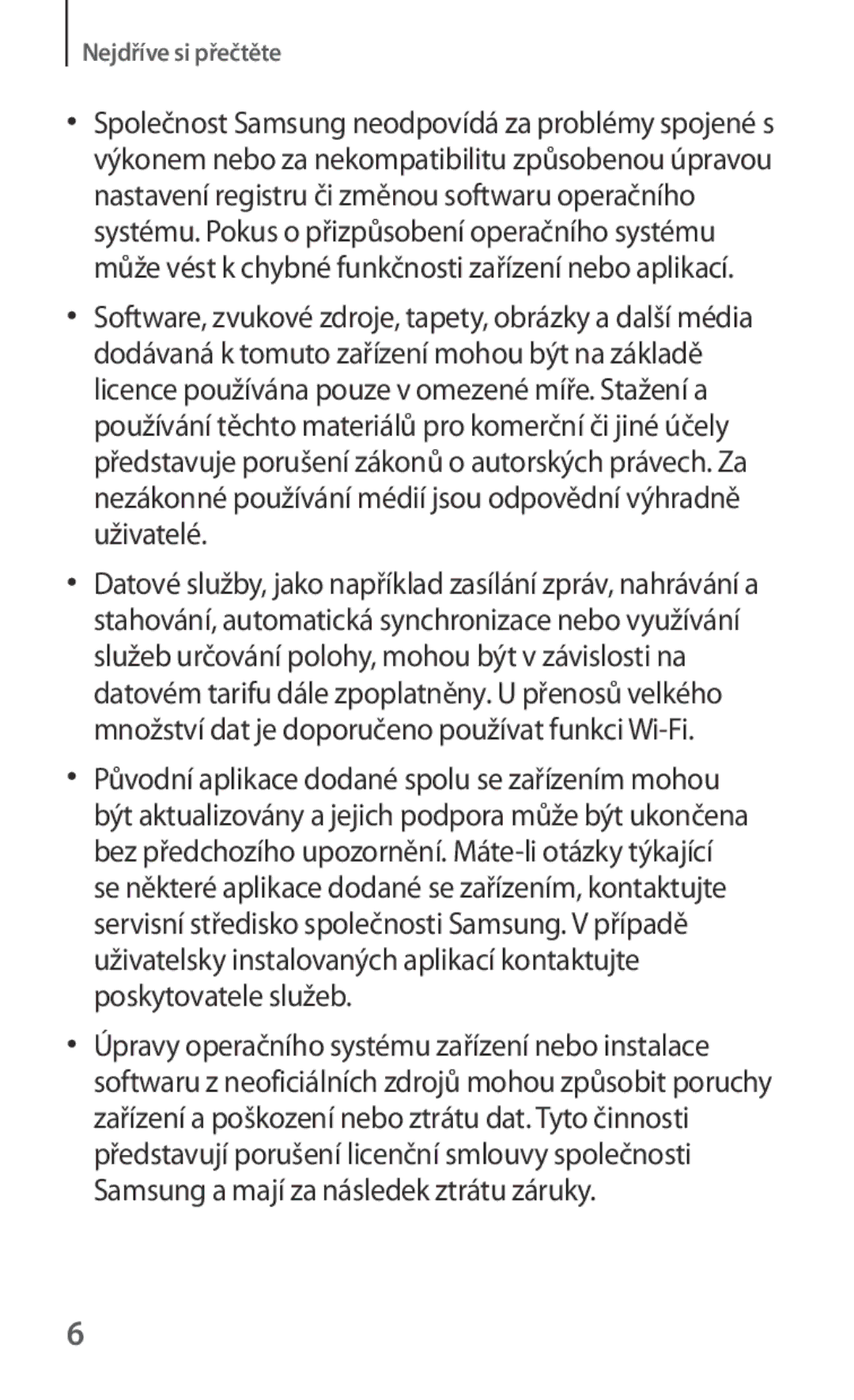 Samsung SM-G130HZWNSWR, SM-G130HZWNCOS, SM-G130HZWNEUR, SM-G130HZANCOS, SM-G130HZWNVGR, SM-G130HZANEUR Nejdříve si přečtěte 