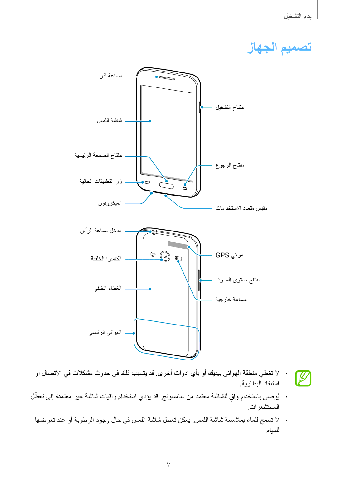 Samsung SM-G313HZKDACR, SM-G313HHAHEGY, SM-G313HRWAKSA, SM-G313HRWBTUN, SM-G313HRWHBTC, SM-G313HRWHCAC manual زاهجلا ميمصت 