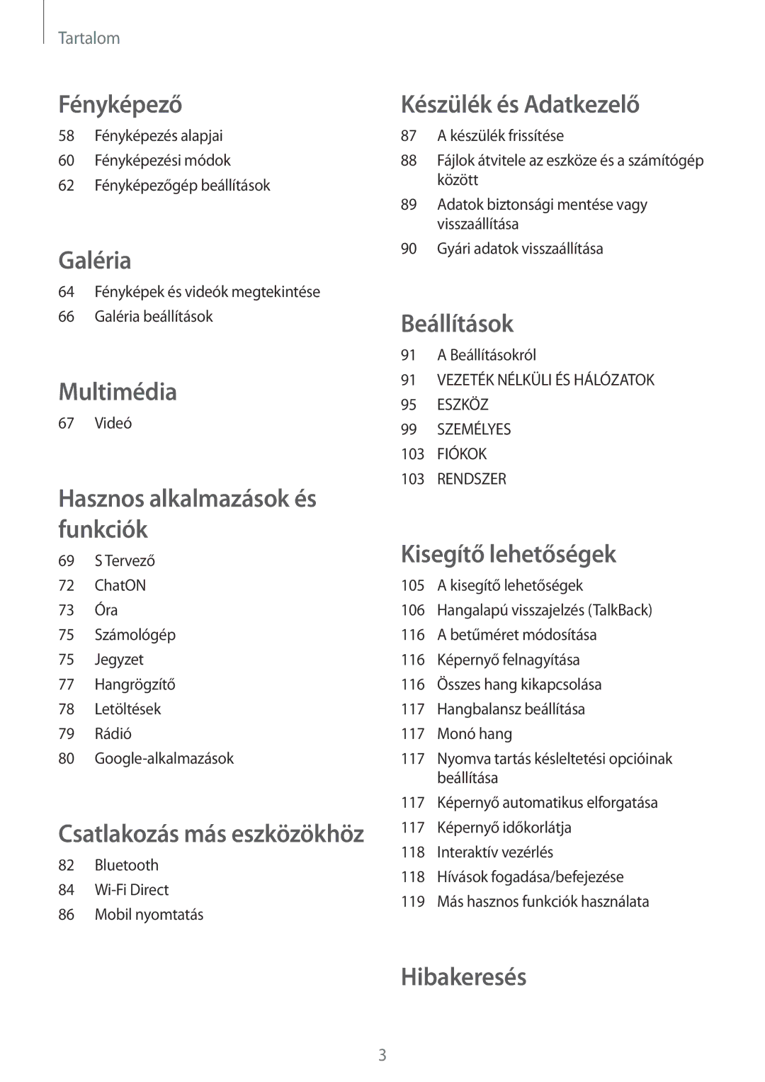 Samsung SM-G313HRWHXEH, SM-G313HHAHXEH manual Fényképező 