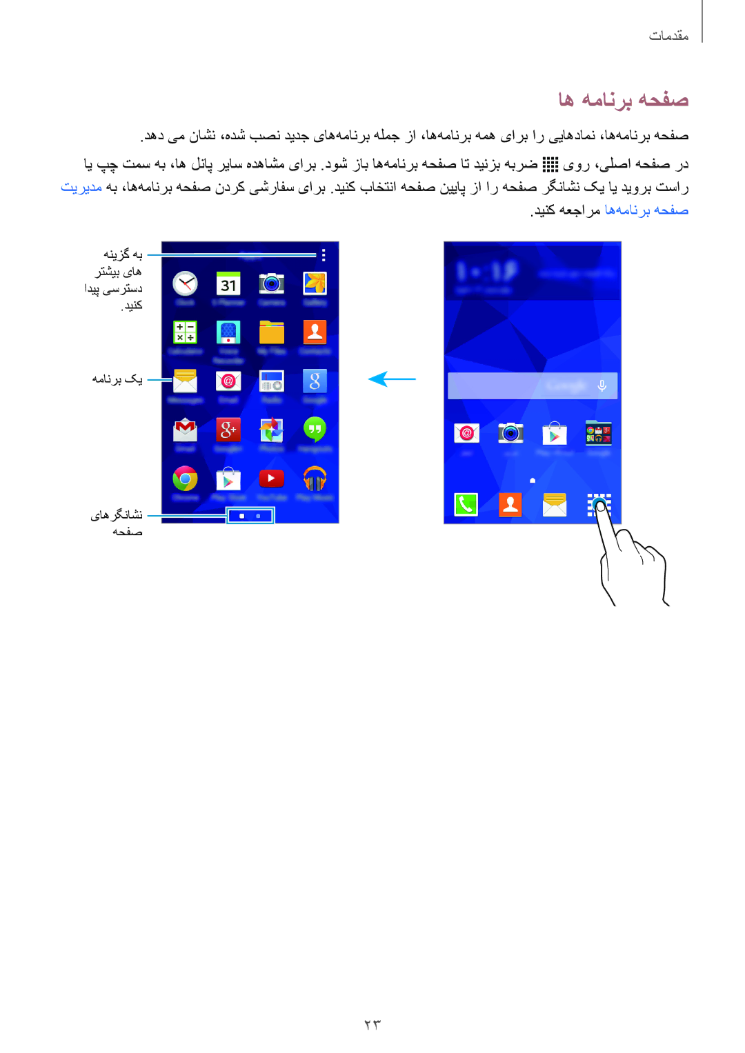 Samsung SM-G316HRWHKSA, SM-G316HHAHKSA manual اه همانرب هحفص 