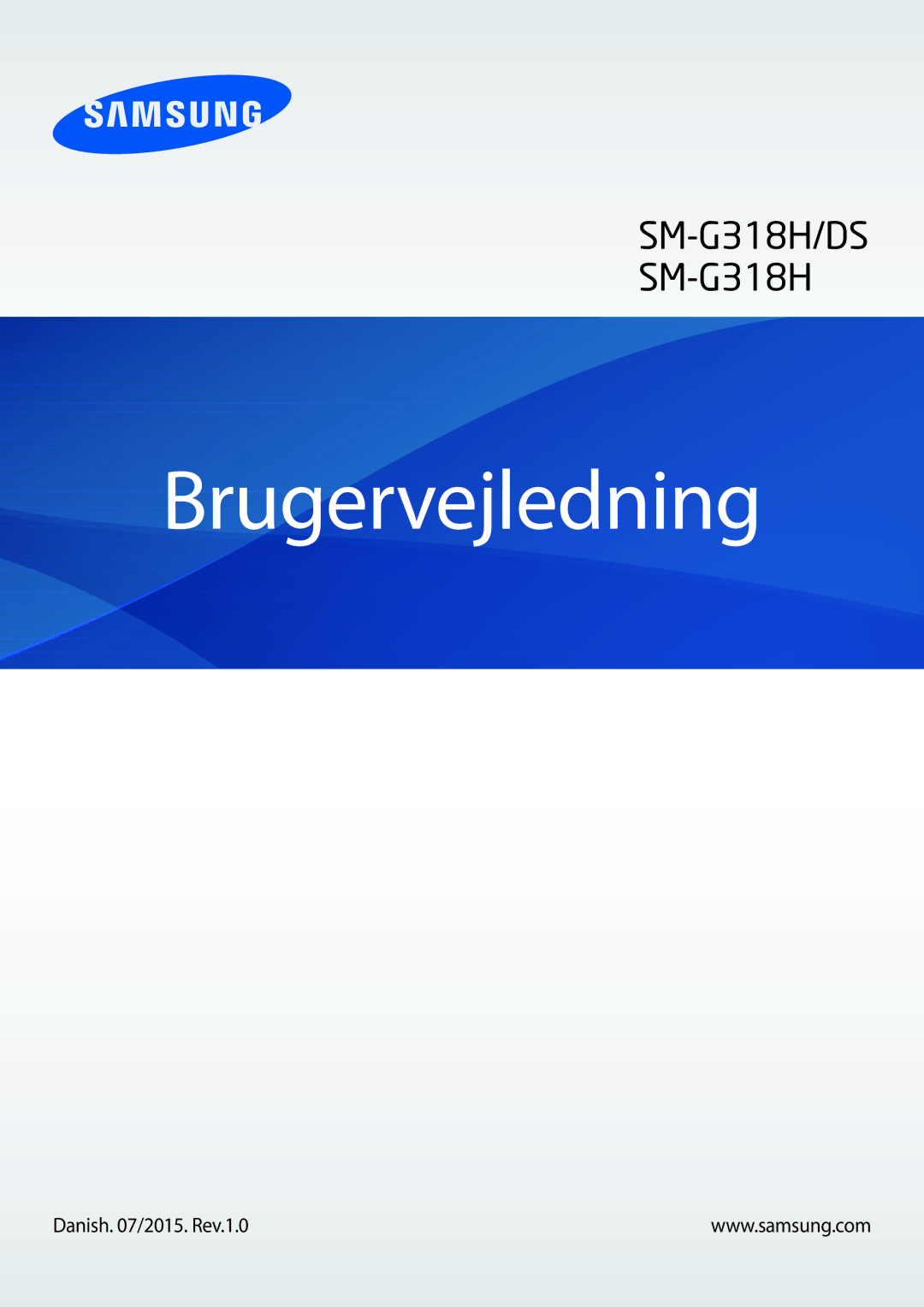 Samsung SM-G318HZKANEE, SM-G318HRWANEE manual Brugervejledning 