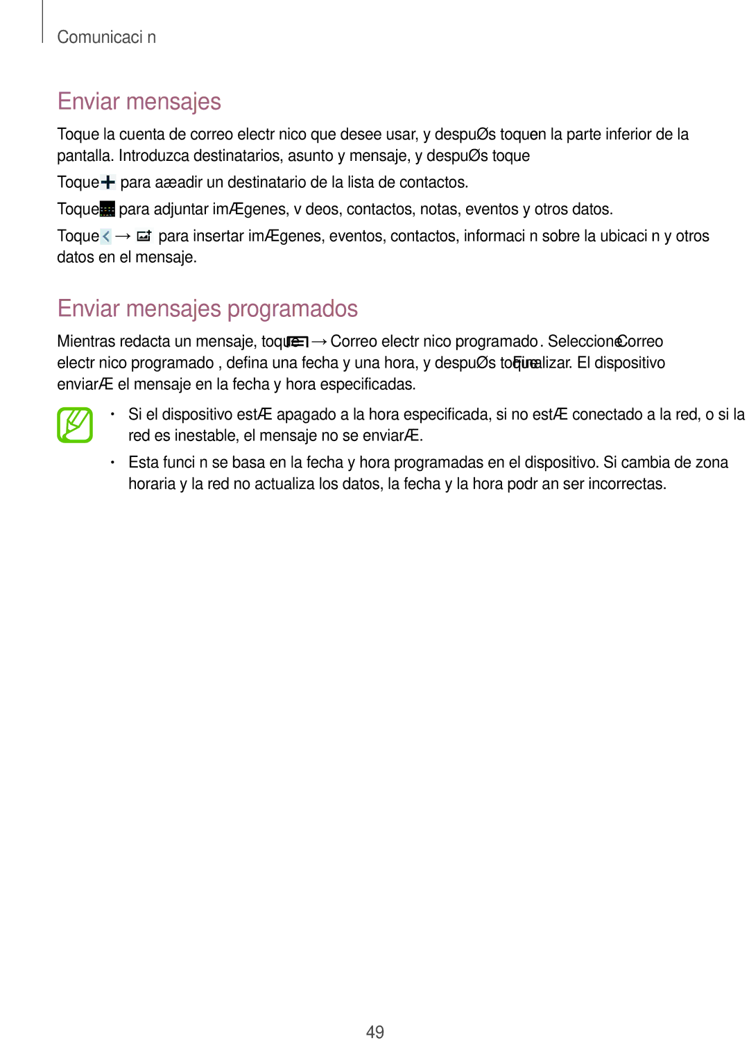 Samsung SM-G3500ZIAXEF, SM-G3500ZIADBT, SM-G3500ZWATMN, SM-G3500ZKATMN, SM-G3500ZKAXEF, SM-G3500ZKAITV manual Enviar mensajes 