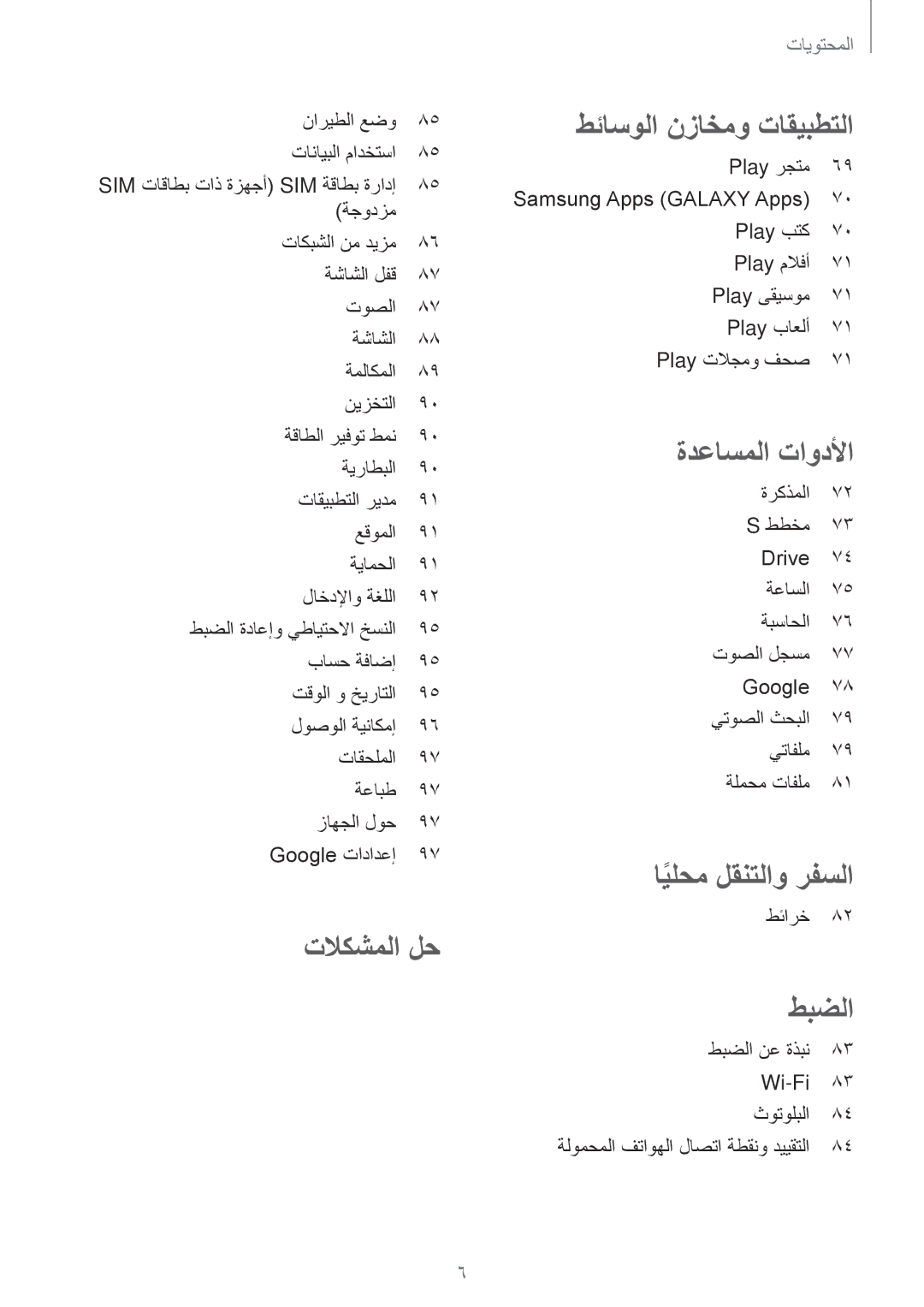 Samsung SM-G355HZKDKSA, SM-G355HZWDKSA manual تلاكشملا لح 