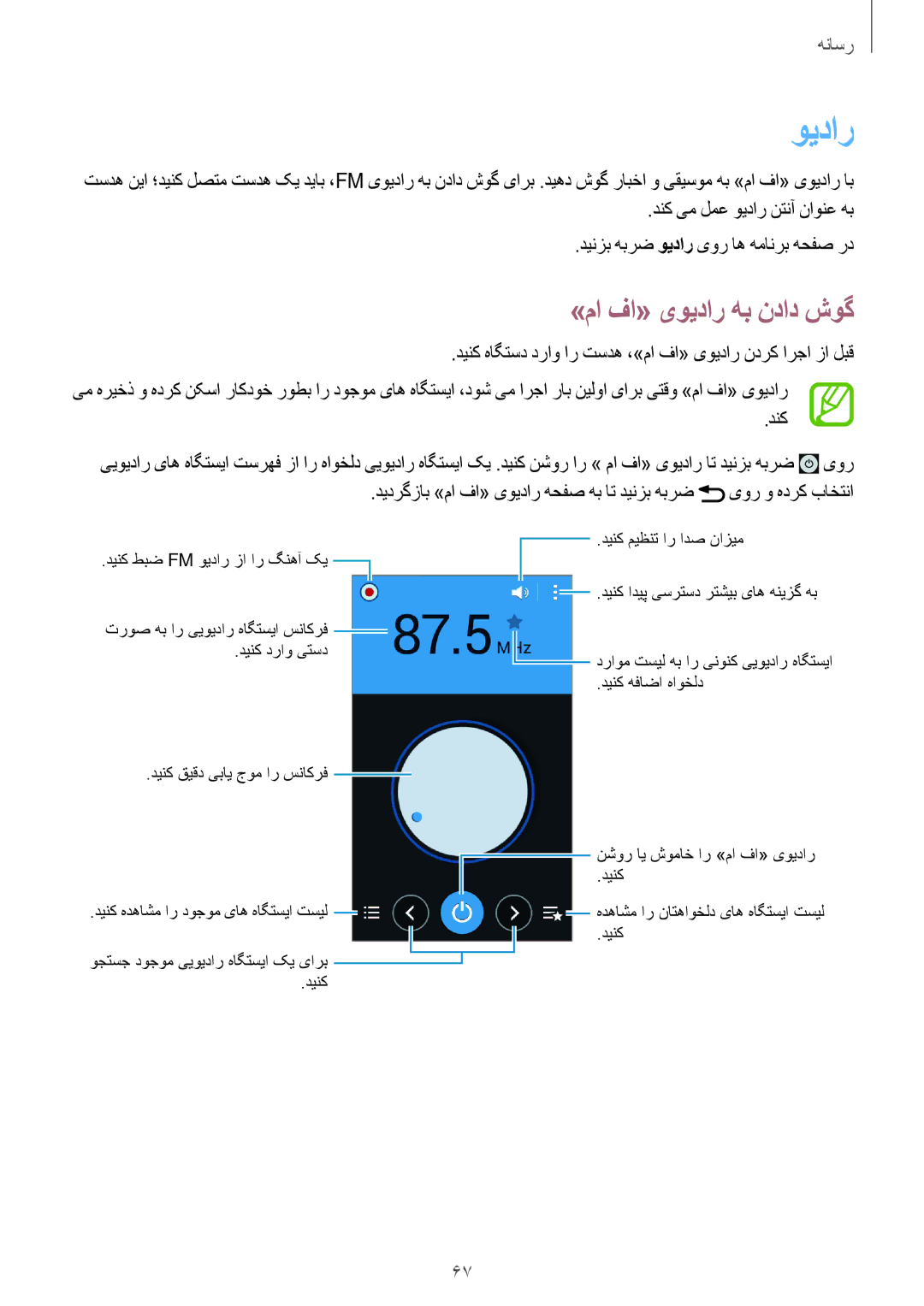 Samsung SM-G355HZWDKSA, SM-G355HZKDKSA manual ويدار, »ما فا« یویدار هب نداد شوگ 