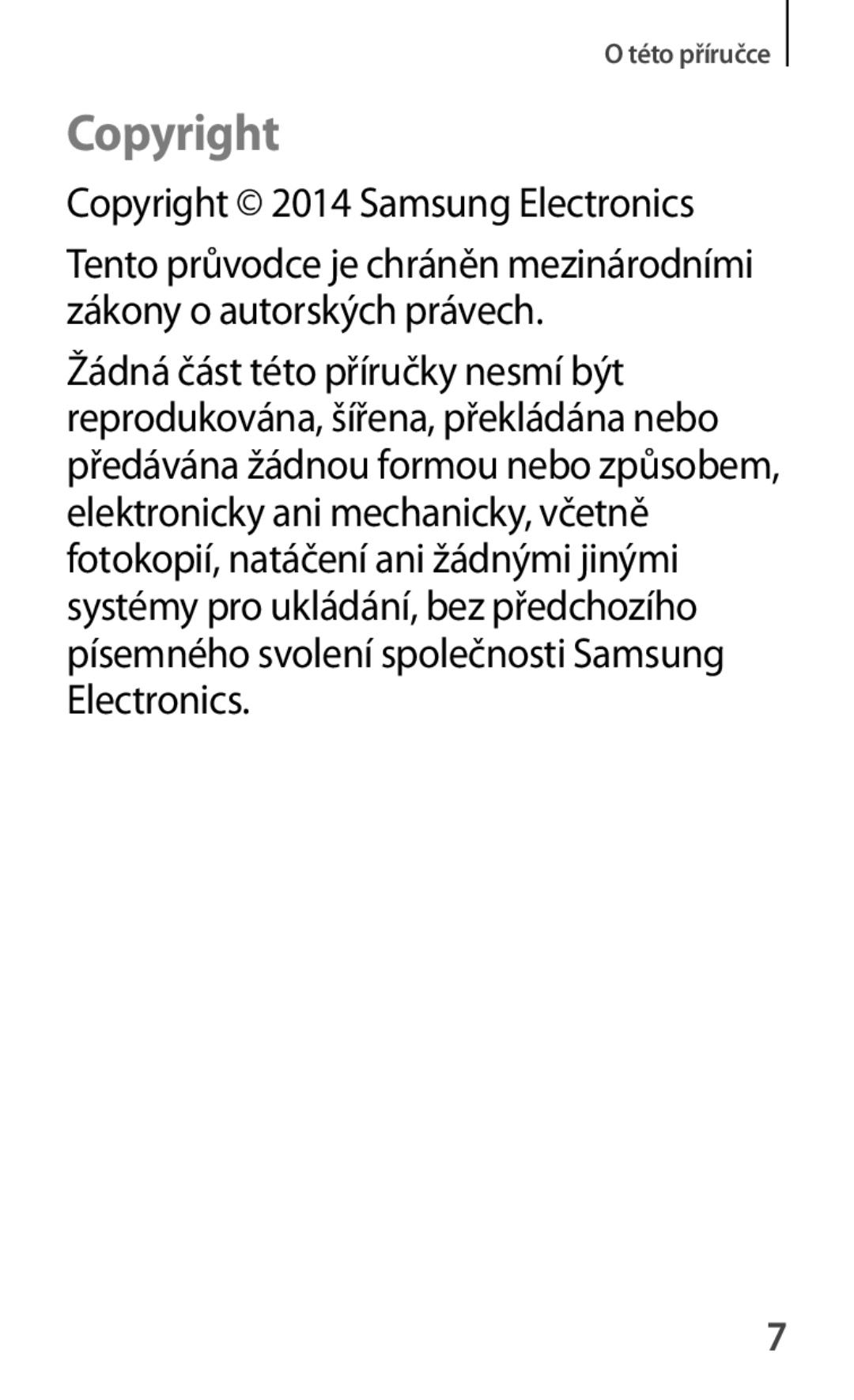 Samsung SM-G355HZKDXEH, SM-G355HZWDXEH, SM2G355HZWDXEH, SM-G355HZWDAUT, SM-G355HZKDAUT Copyright 2014 Samsung Electronics 