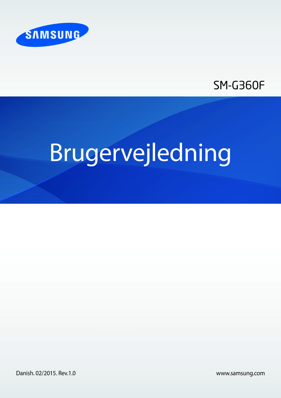 Samsung SM-G360FHAANEE, SM-G360FZWANEE, SM-G360FZSANEE manual Brugervejledning 