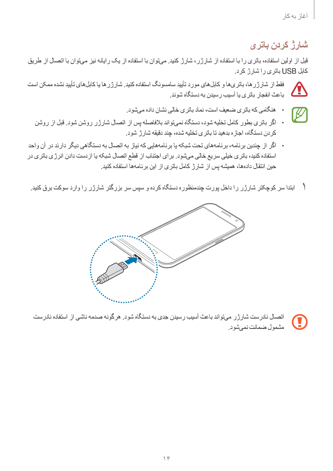 Samsung SM-G361HZWDKSA manual یرتاب ندرک ژراش 