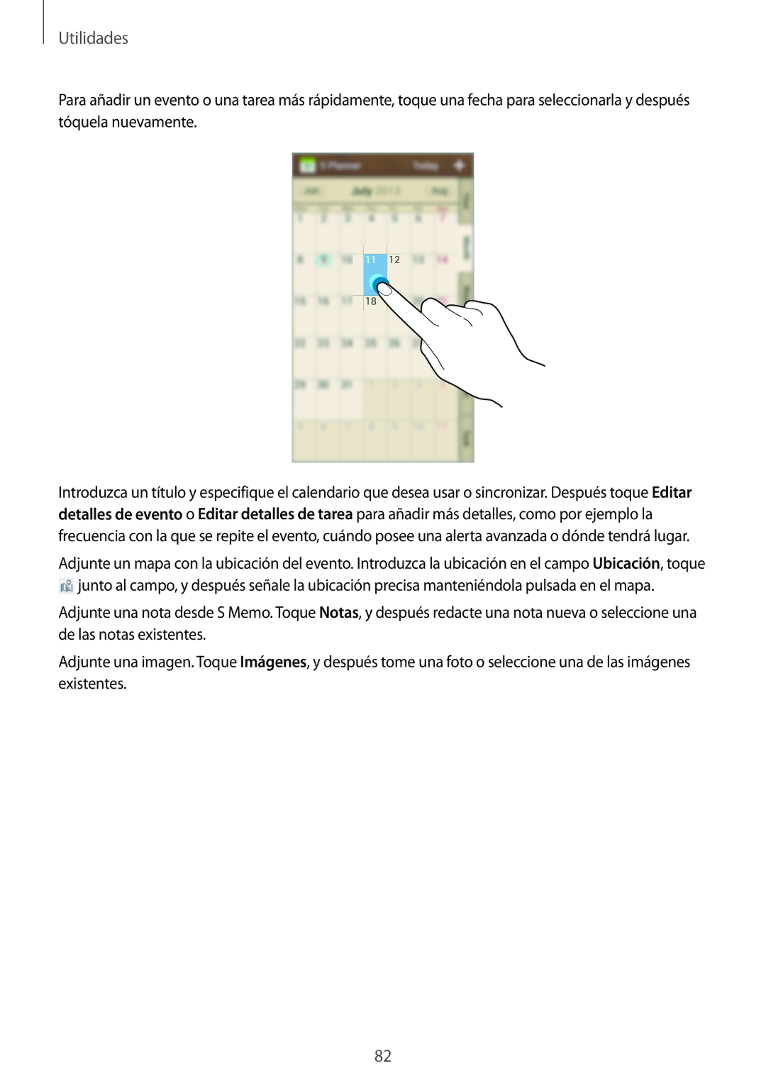 Samsung SM-G3815RWAATL, SM-G3815RWAOMN, SM-G3815ZBAPHE, SM-G3815RWAPHE, SM-G3815ZBAATL manual Utilidades 