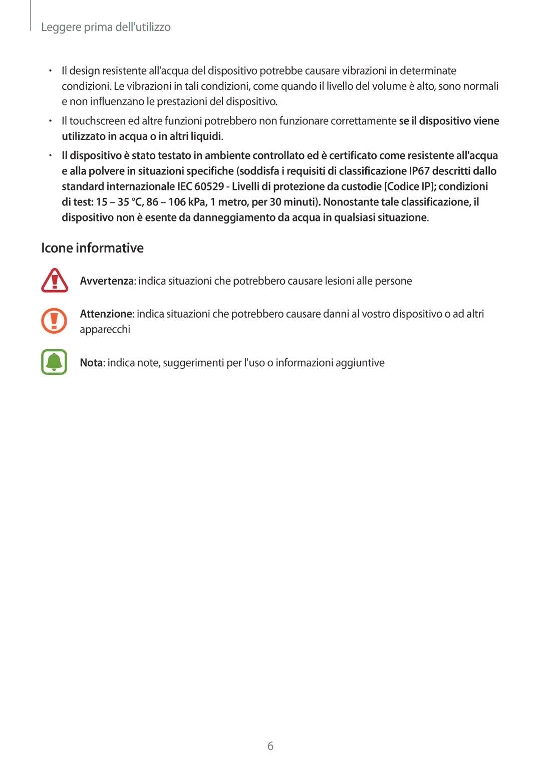 Samsung SM-G388FDSATIM, SM-G388FDSAPLS, SM-G388FDSADPL, SM-G388FDSADBT, SM-G388FDSAPRT, SM-G388FDSACOS manual Icone informative 