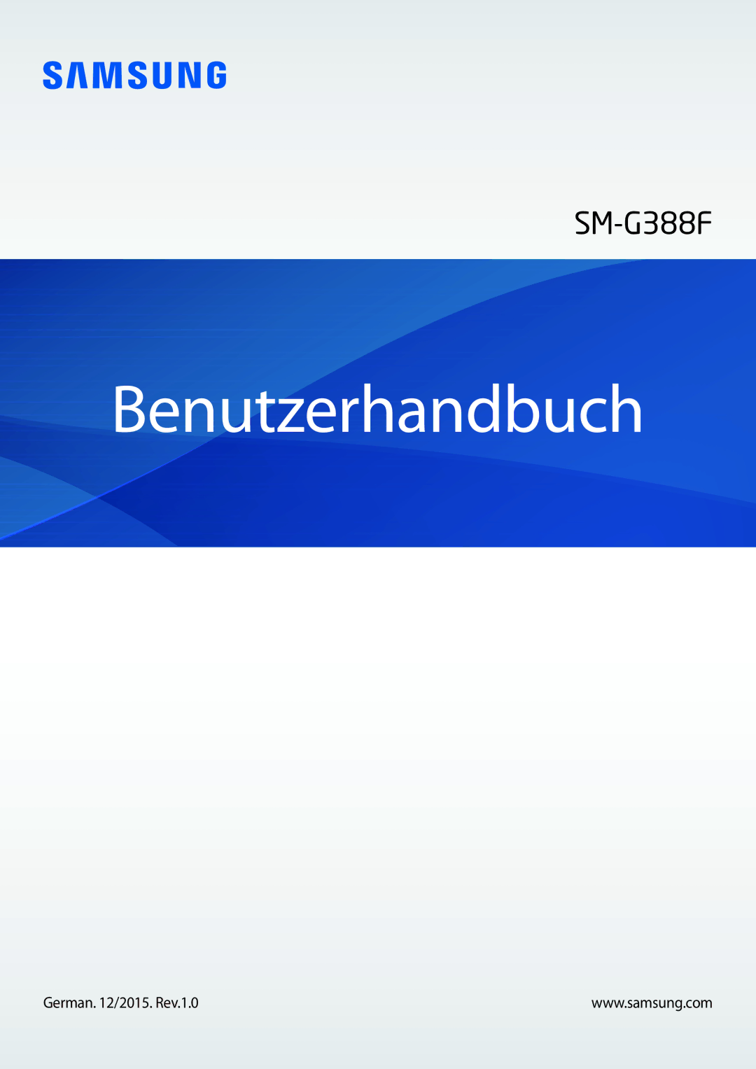 Samsung SM-G388FDSASEB, SM-G388FDSAPLS, SM-G388FDSADPL, SM-G388FDSADBT, SM-G388FDSACYV, SM-G388FDSAPRT manual Benutzerhandbuch 