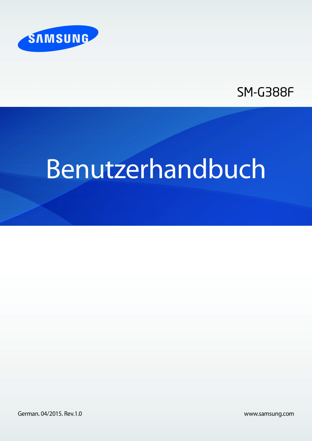 Samsung SM-G388FDSASEB, SM-G388FDSAPLS, SM-G388FDSADPL, SM-G388FDSADBT, SM-G388FDSACYV, SM-G388FDSAPRT manual Benutzerhandbuch 