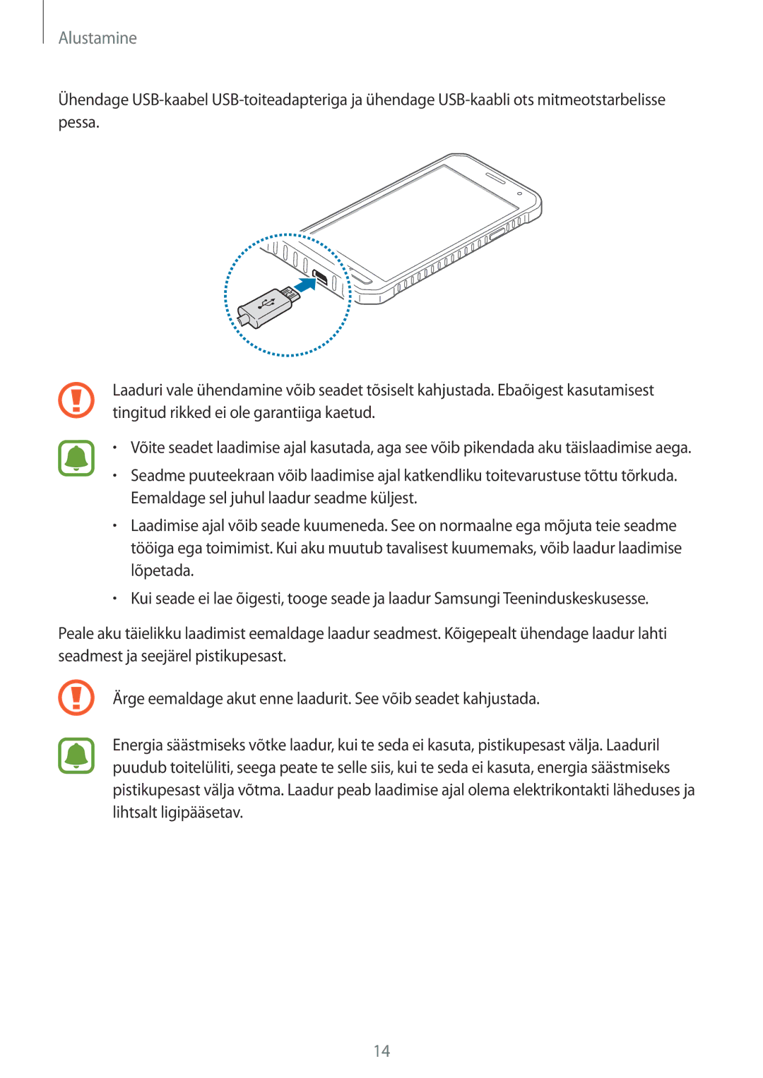 Samsung SM-G388FDSASEB manual Alustamine 