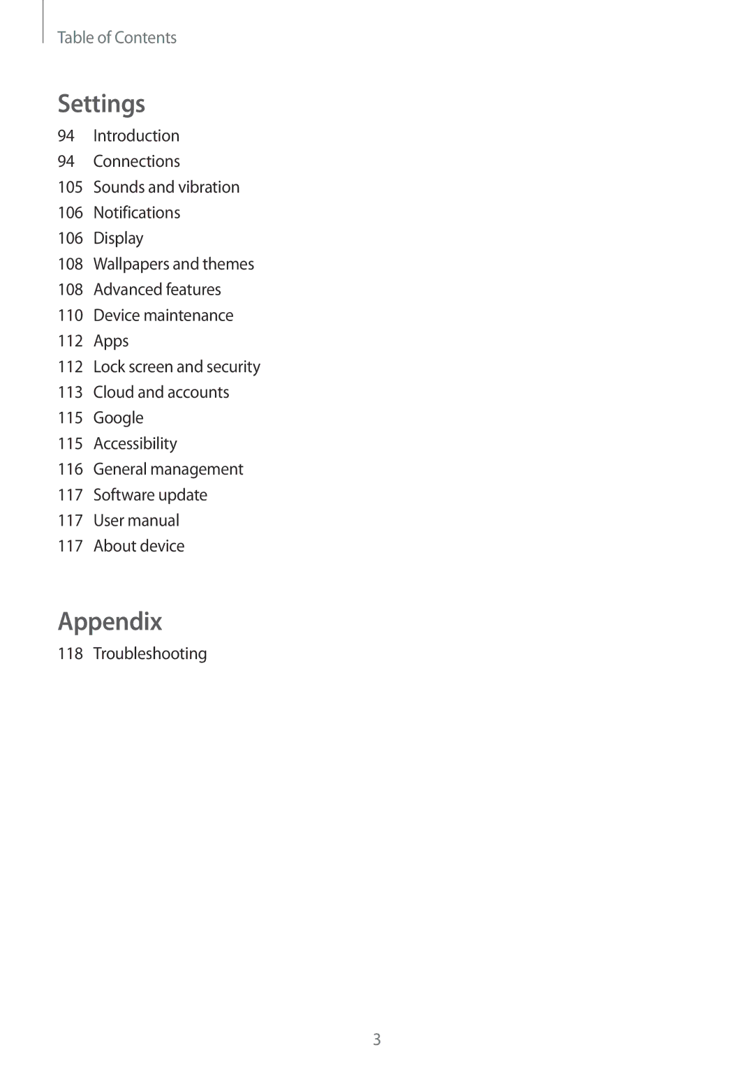 Samsung SM-G390FZKAILO manual Appendix 