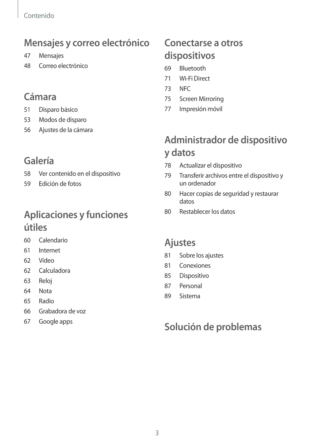 Samsung SM-G530FZWAXEC, SM-G530FZDAXEC, SM-G530FZWAPHE, SM-G530FZAAXEC, SM-G530FZDAPHE, SM-G530FZAAPHE manual Cámara 