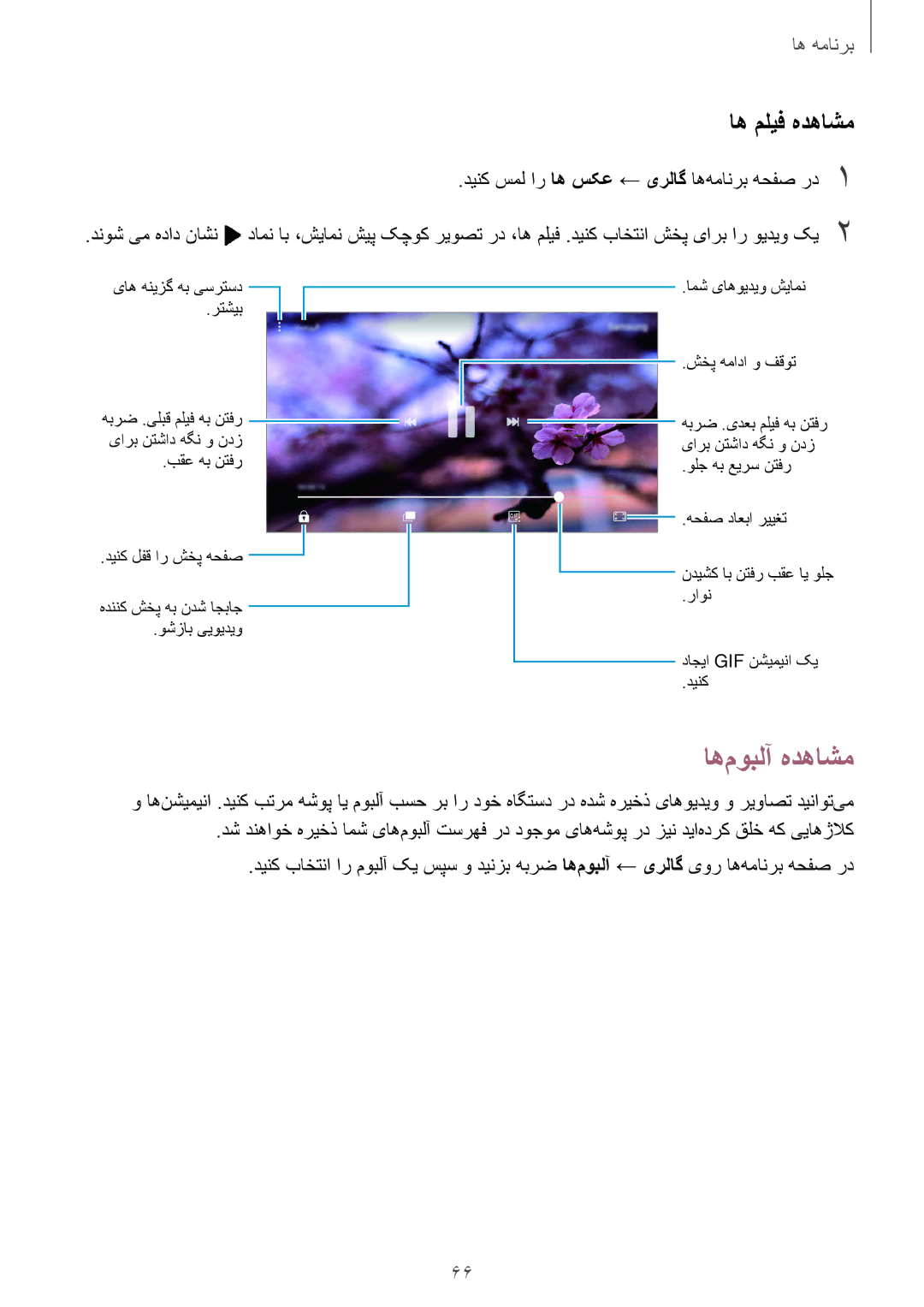 Samsung SM-G532FZSDKSA, SM-G532FZIDKSA, SM-G532FZDDKSA, SM-G532FZKDKSA manual اه‌موبلآ هدهاشم, اه ملیف هدهاشم 