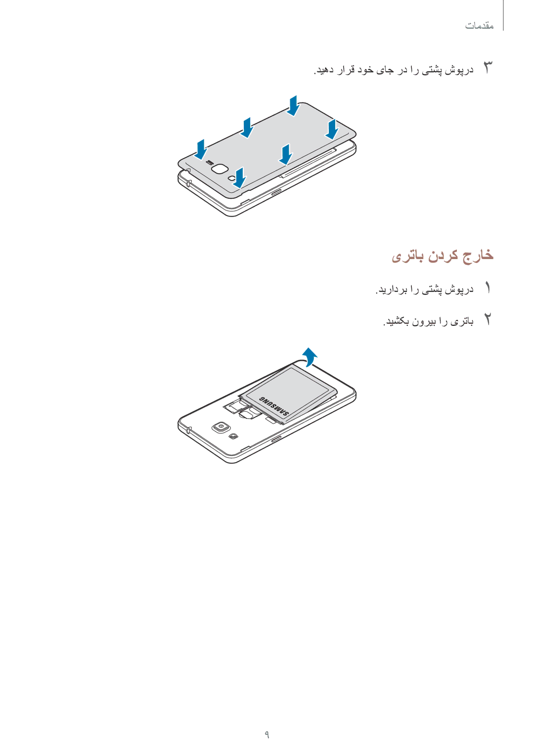 Samsung SM-G532FZDDKSA, SM-G532FZIDKSA, SM-G532FZSDKSA, SM-G532FZKDKSA manual یرتاب ندرک جراخ 