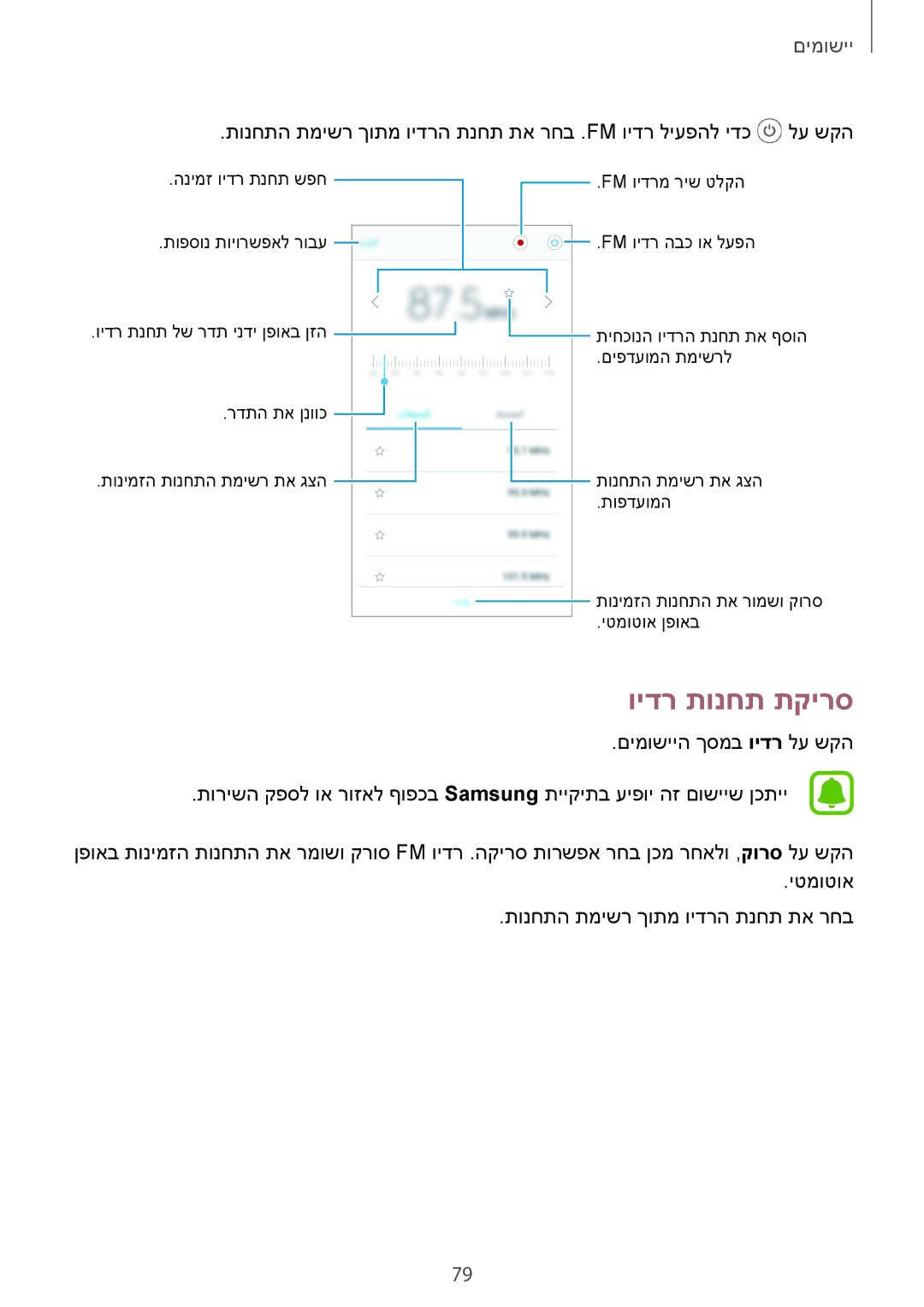 Samsung SM-G610FZDAILO, SM-G570FZKAILO, SM-G570FZDAILO, SM-G610FZKAILO manual וידר תונחת תקירס 