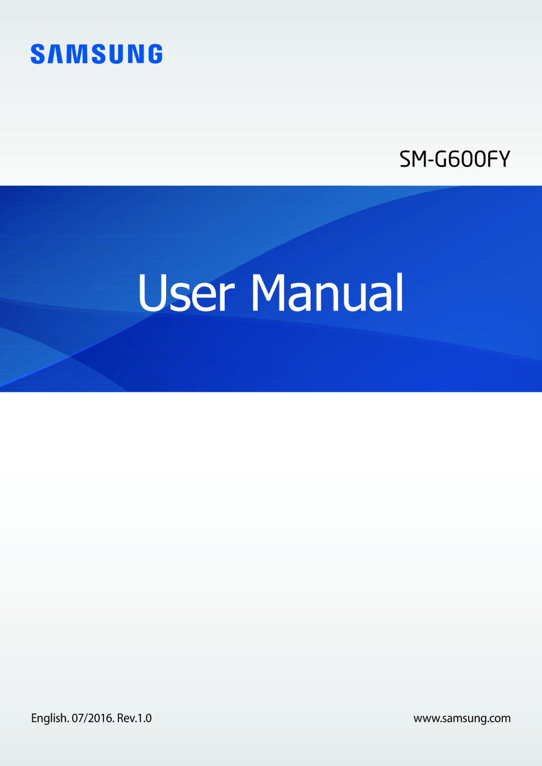 Samsung SM-G600FZKDXEV manual SM-G600FY 