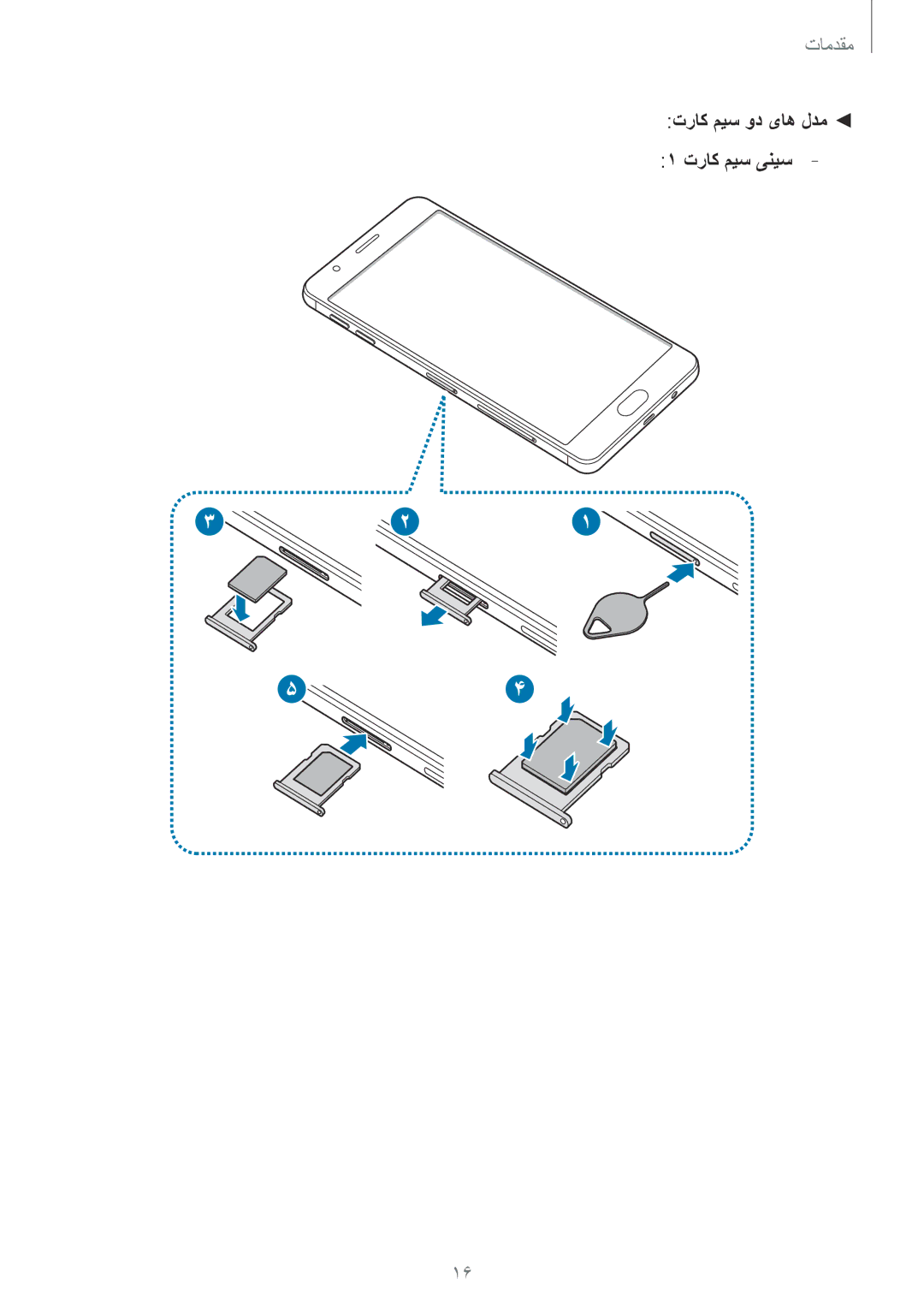 Samsung SM-G611FZDDKSA, SM-G611FZKDKSA manual تراک میس ود یاه لدم تراک میس ینیس 