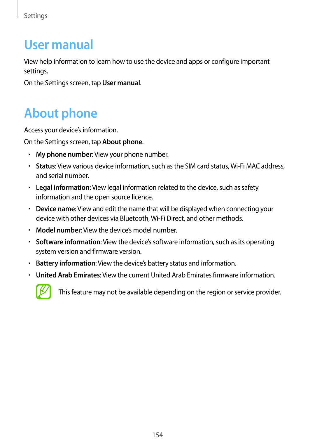 Samsung SM-G611FZDDKSA, SM-G611FZKDKSA manual About phone 