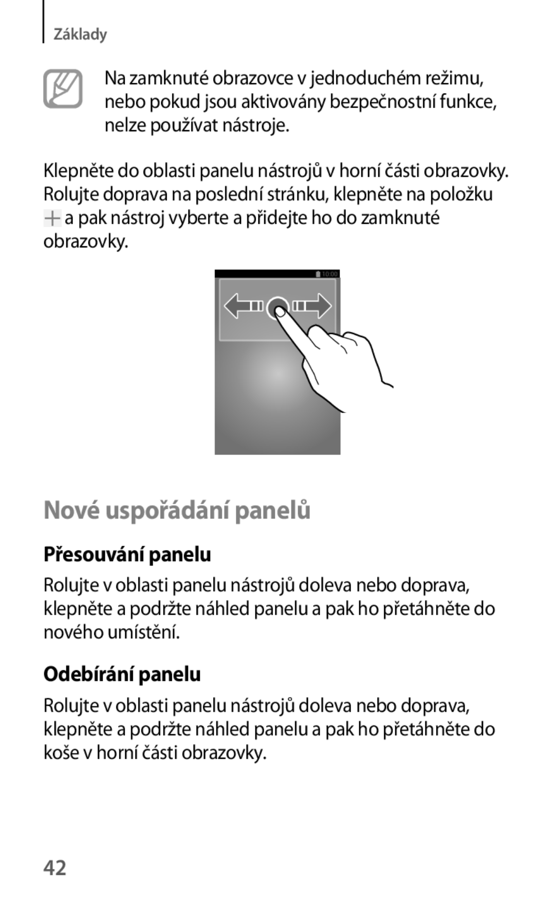 Samsung SM-G7105ZKAPLS, SM-G7105ZKAATO, SM-G7105ZWAATO, SM-G7105ZKAXEO, SM-G7105ZKAO2C manual Nové uspořádání panelů 