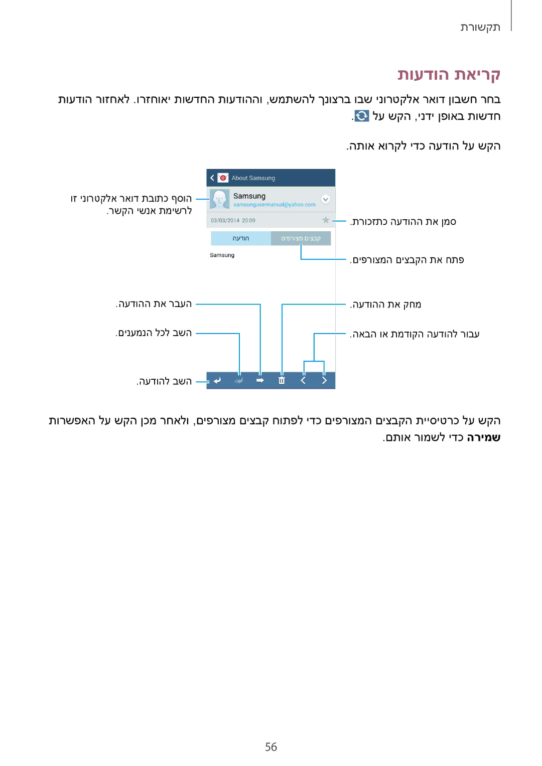 Samsung SM-G7105ZKAPTR, SM-G7105ZWAPCL, SM-G7105ZKAPCL, SM-G7105ZWAILO, SM-G7105ZWAPTR, SM-G7105ZKACEL manual תועדוה תאירק 