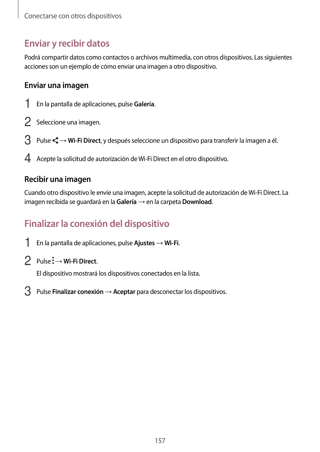 Samsung SM-G800FZWAITV, SM-G800FZKADBT, SM-G800FZBADBT, SM-G800FZKAXEF, SM-G800FZDAROM Finalizar la conexión del dispositivo 