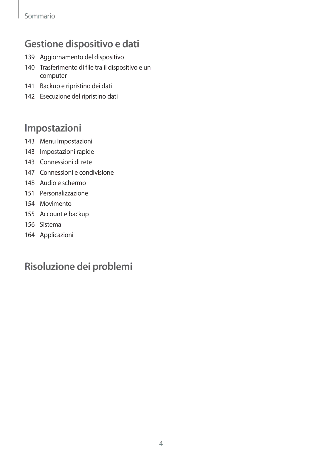 Samsung SM-G800FZKAXEF, SM-G800FZWADBT, SM-G800FZDADBT, SM-G800FZKADBT, SM-G800FZBADBT manual Risoluzione dei problemi 