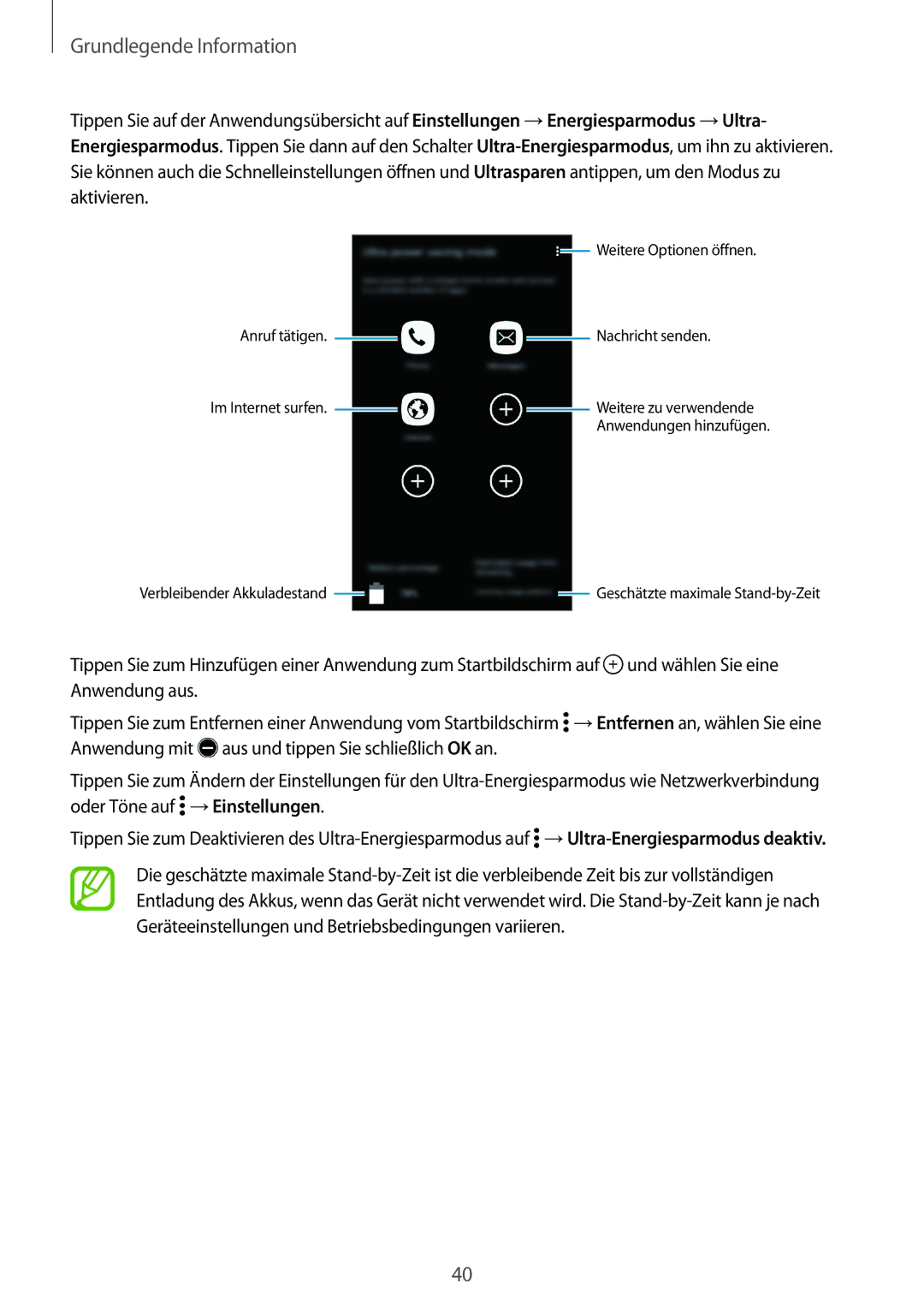 Samsung SM-G800FZWADBT, SM-G800FZDADBT, SM-G800FZKADBT manual Weitere Optionen öffnen Anruf tätigen Nachricht senden 