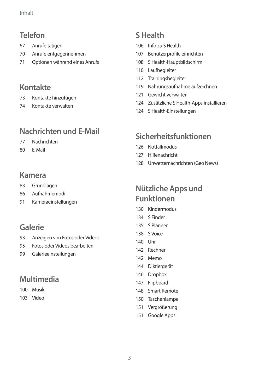 Samsung SM-G800FZBADBT, SM-G800FZWADBT, SM-G800FZDADBT, SM-G800FZKADBT manual Telefon 