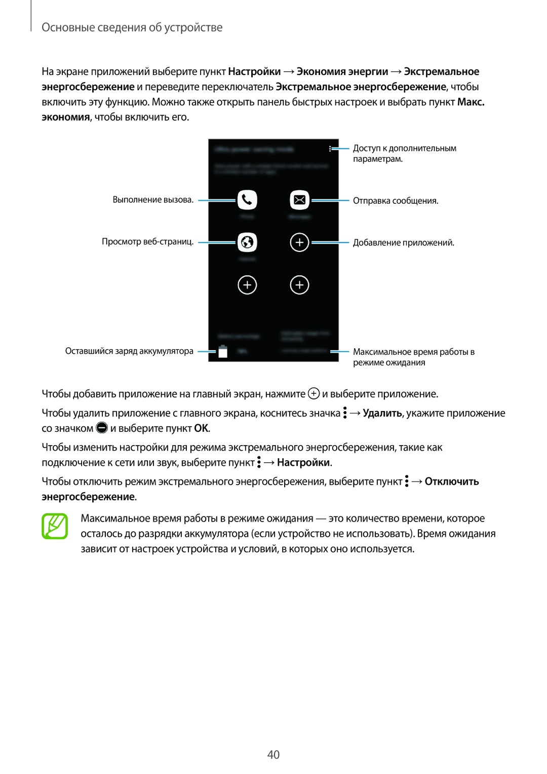 Samsung SM-G800FZWASEB, SM-G800FZKASEB, SM-G800FZBASEB, SM-G800FZDASEB, SM-G800FZBASER Энергосбережение, Oтправка сообщения 