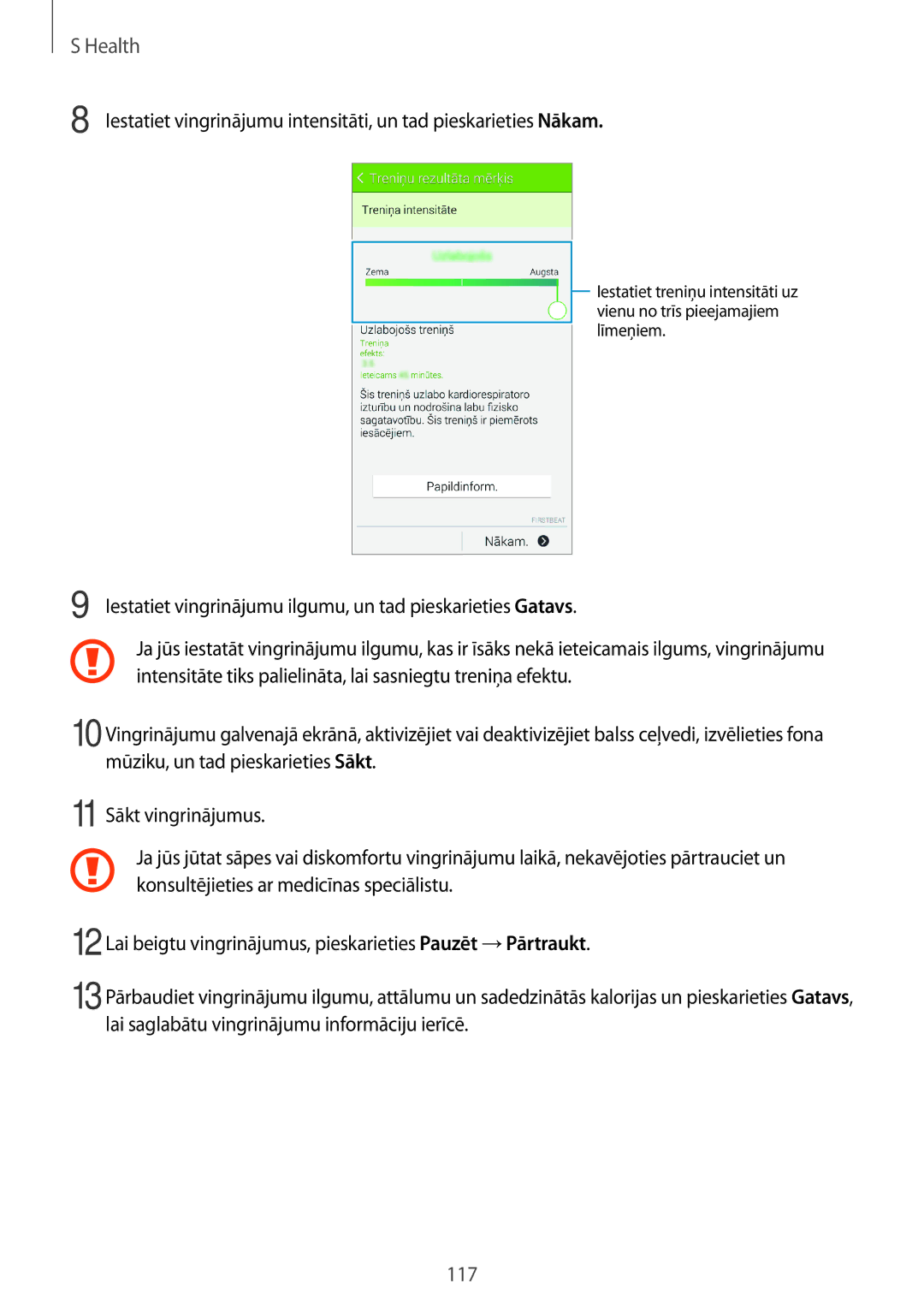 Samsung SM-G800FZKASEB, SM-G800FZWASEB, SM-G800FZBASEB, SM-G800FZDASEB manual 117 