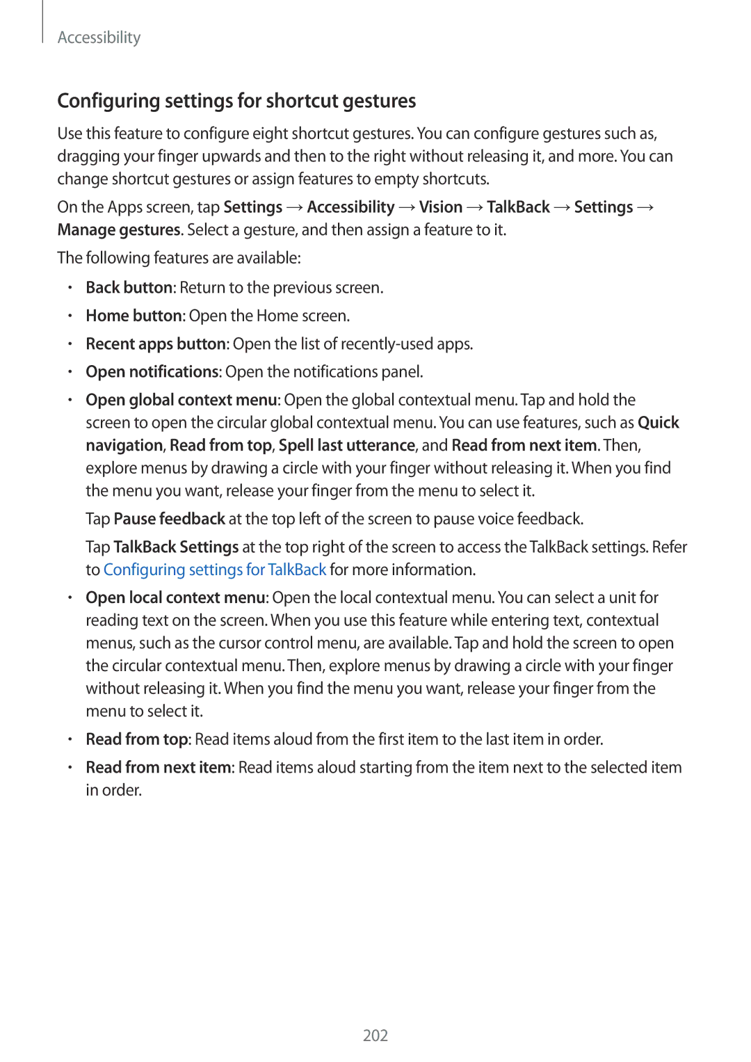 Samsung SM-G850F user manual Configuring settings for shortcut gestures 