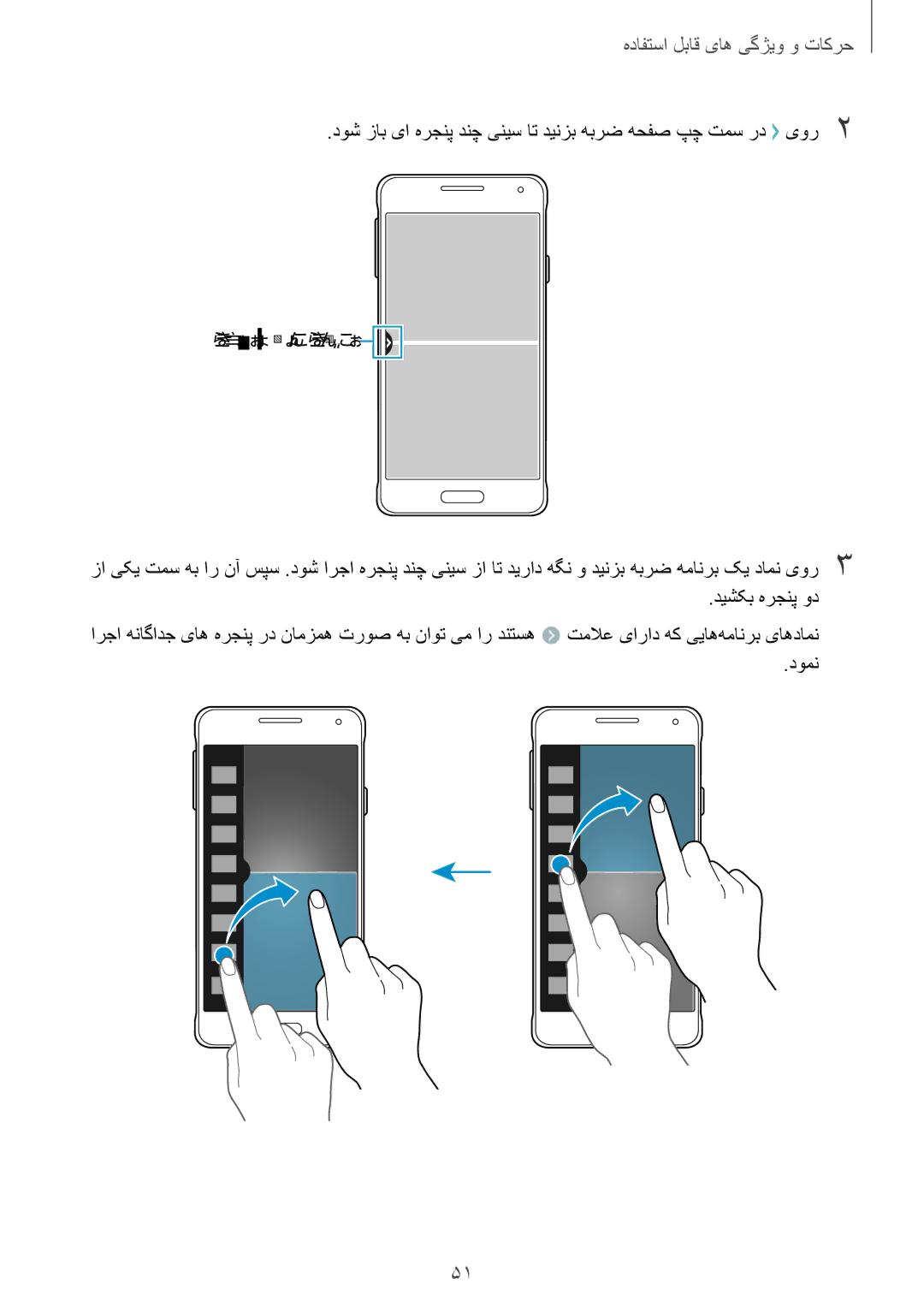 Samsung SM-G850FZDEACR, SM-G850FHSEAFG, SM-G850FHSECAC manual دوش زاب یا هرجنپ دنچ ینیس ات دینزب هبرض هحفص پچ تمس رد یور2 