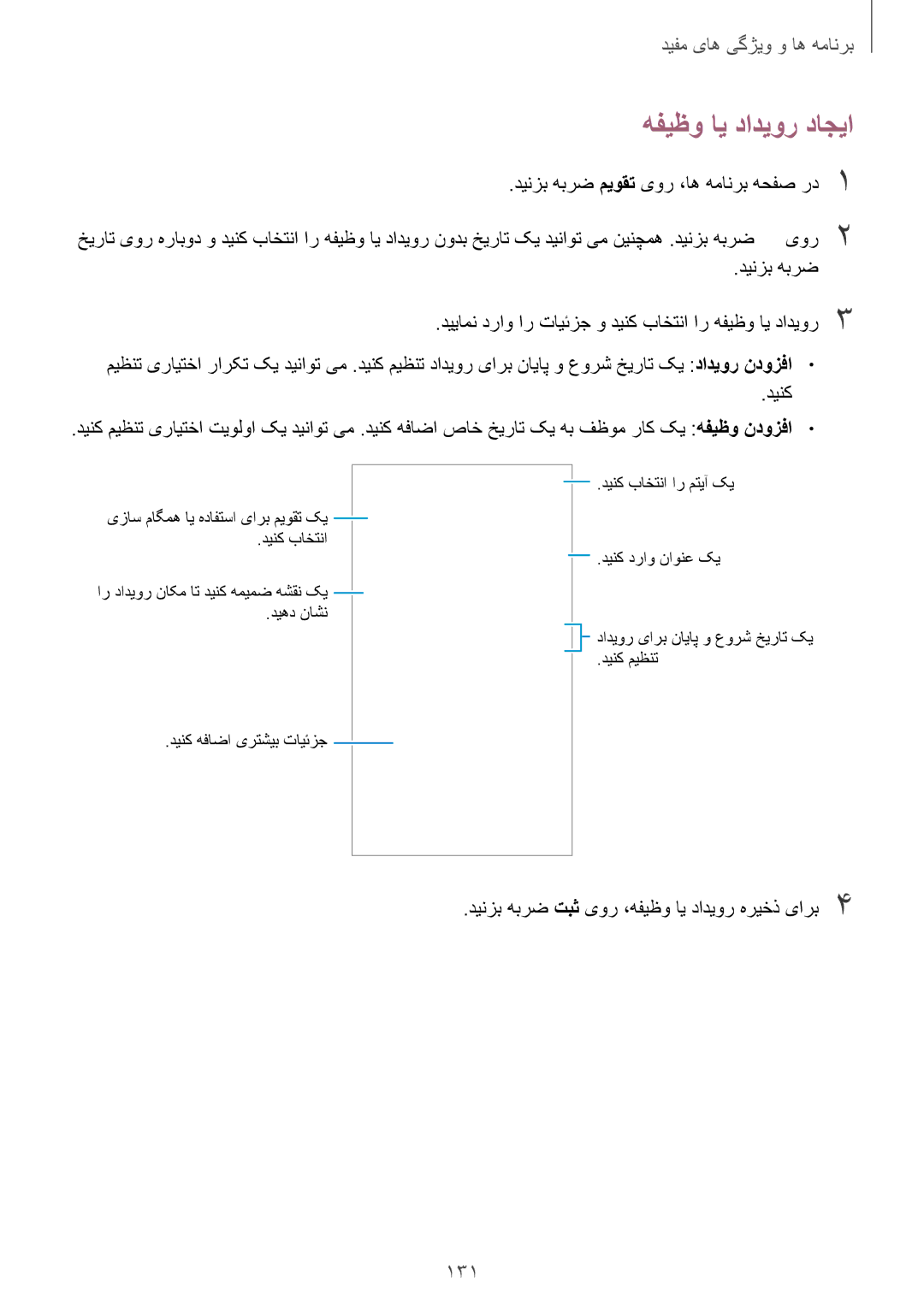 Samsung SM-G850FZWEMID, SM-G850FHSEAFG, SM-G850FHSECAC هفیظو ای دادیور داجیا, 131, دینزب هبرض میوقت یور ،اه همانرب هحفص رد1 