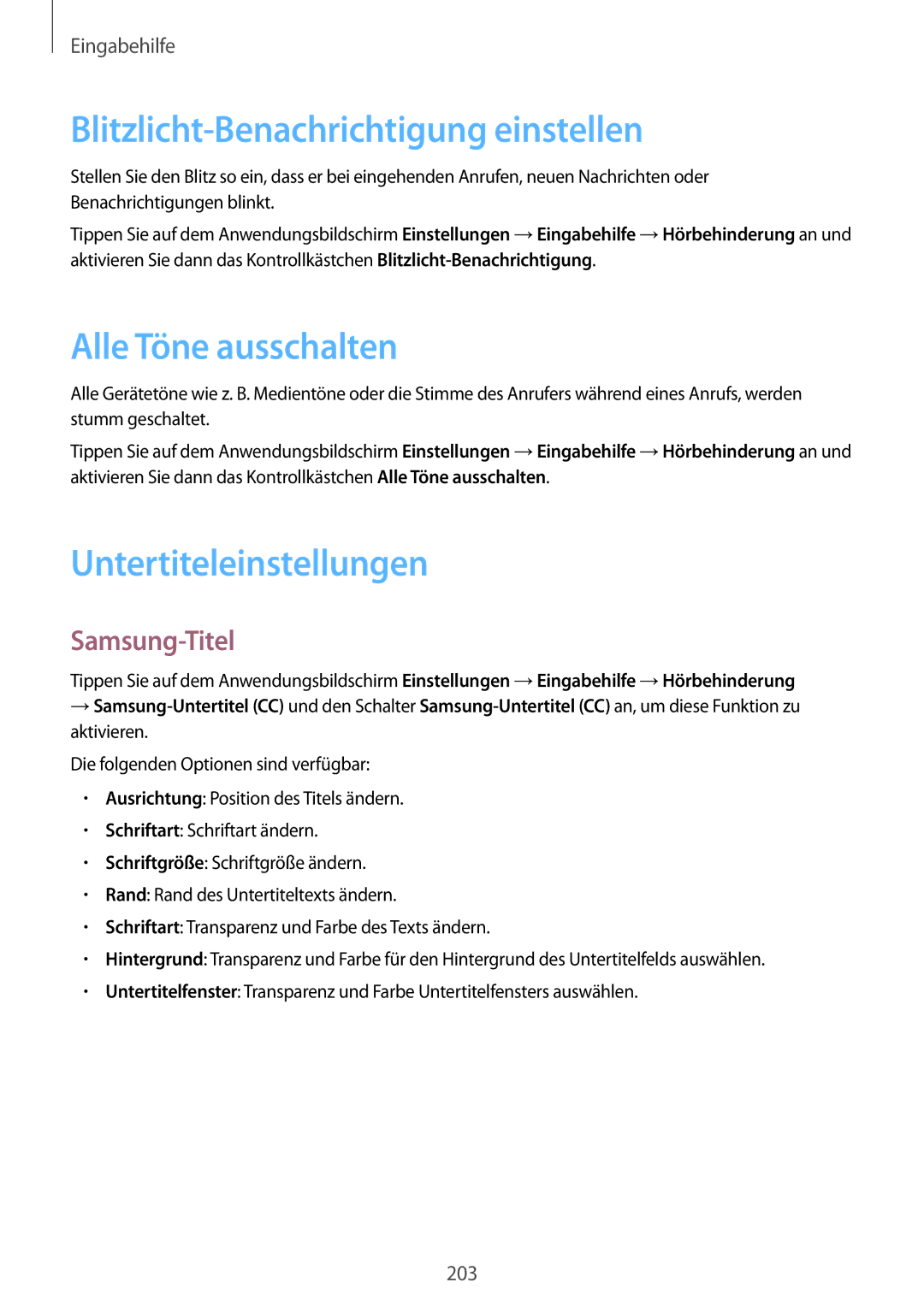 Samsung SM-G850FZKESEB, SM-G850FHSEDBT, SM-G850FHSEVIA manual Blitzlicht-Benachrichtigung einstellen, Alle Töne ausschalten 