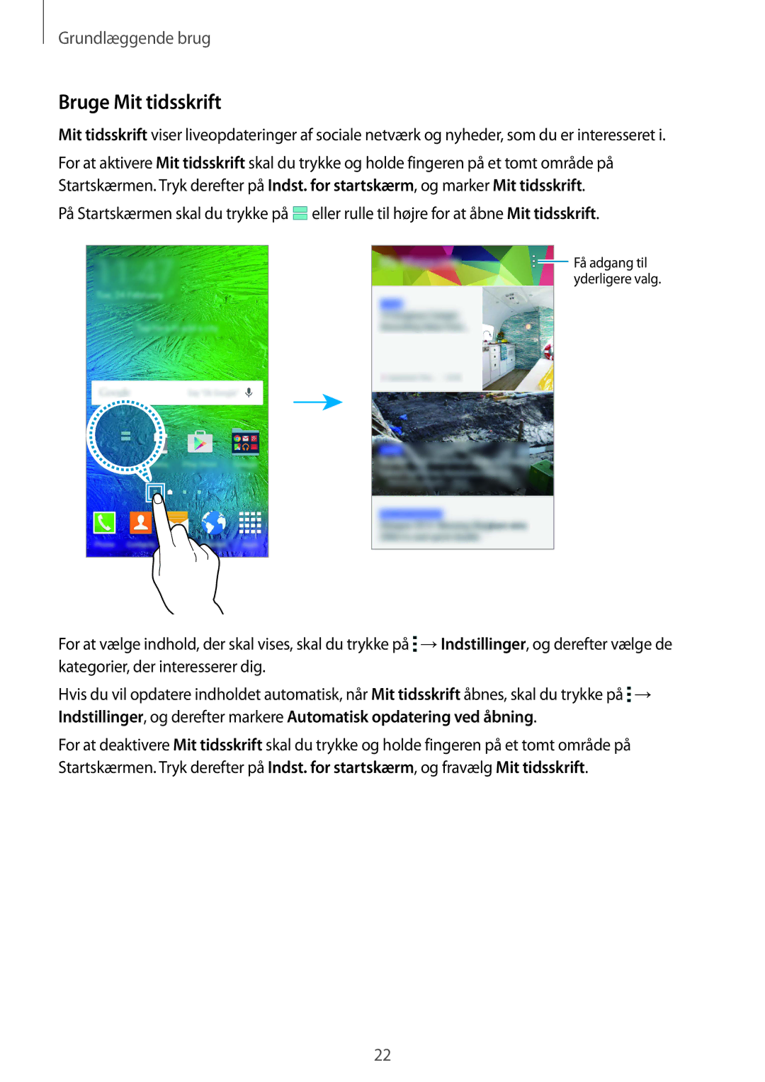 Samsung SM-G850FZWENEE, SM-G850FZBENEE, SM-G850FZKENEE, SM-G850FZDENEE, SM-G850FHSETEN, SM-G850FZDANEE Bruge Mit tidsskrift 