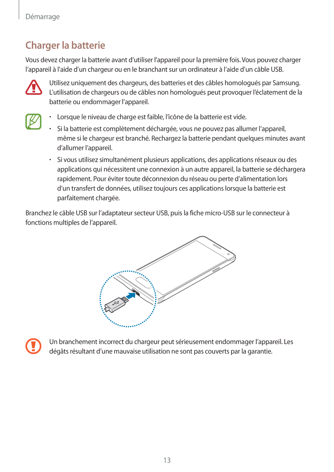 Samsung SM-G850FZDEBOG, SM-G850FZKEXEF, SM-G850FHSEBOG, SM-G850FZDESFR, SM-G850FHSEXEF, SM-G850FHSEFTM Charger la batterie 