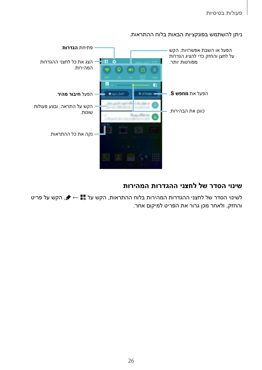 Samsung SM-G850FZDESEE, SM-G850FZWETMT manual תוריהמה תורדגהה ינצחל לש רדסה יוניש, תוארתהה חולב תואבה תויצקנופב שמתשהל ןתינ 