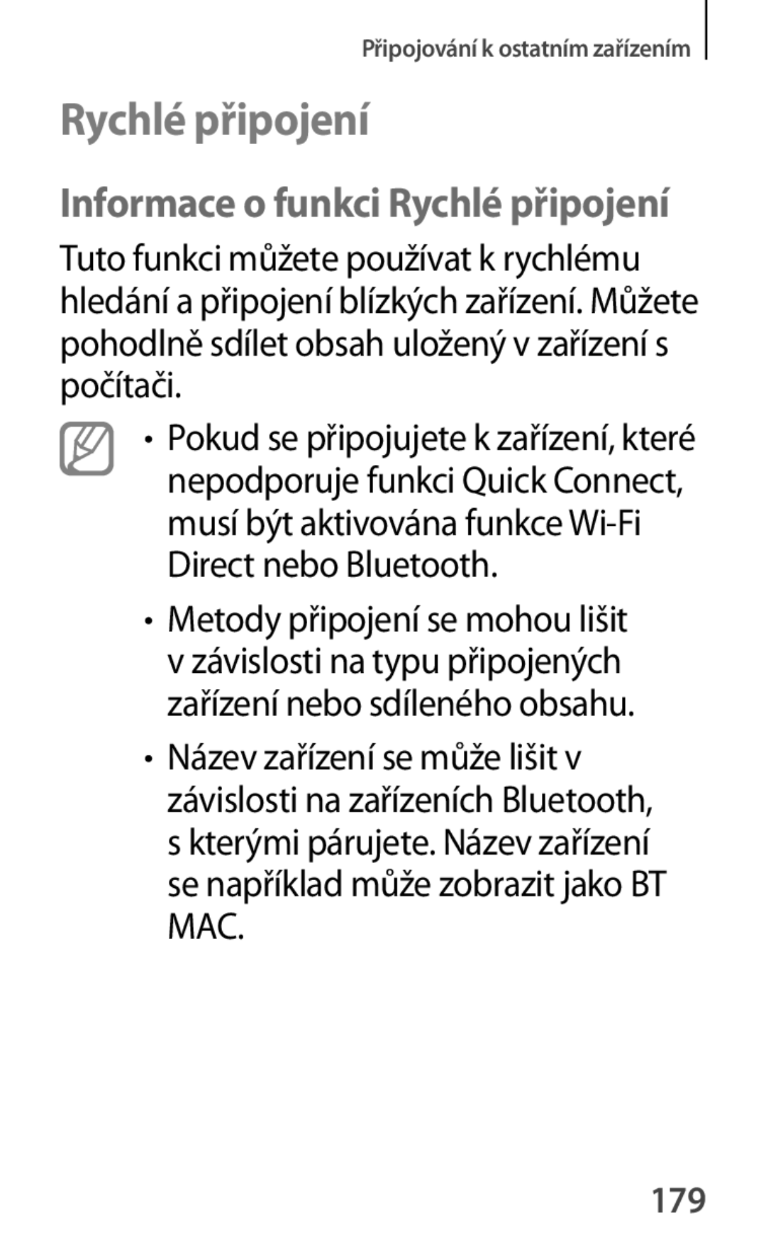 Samsung SM-G870FTSAXEH, SM-G870FTSAPHN, SM-G870FTSAAUT, SM-G870FDGAATO, SM-G870FDGAXEO, SM-G870FDGAXEH Rychlé připojení, 179 