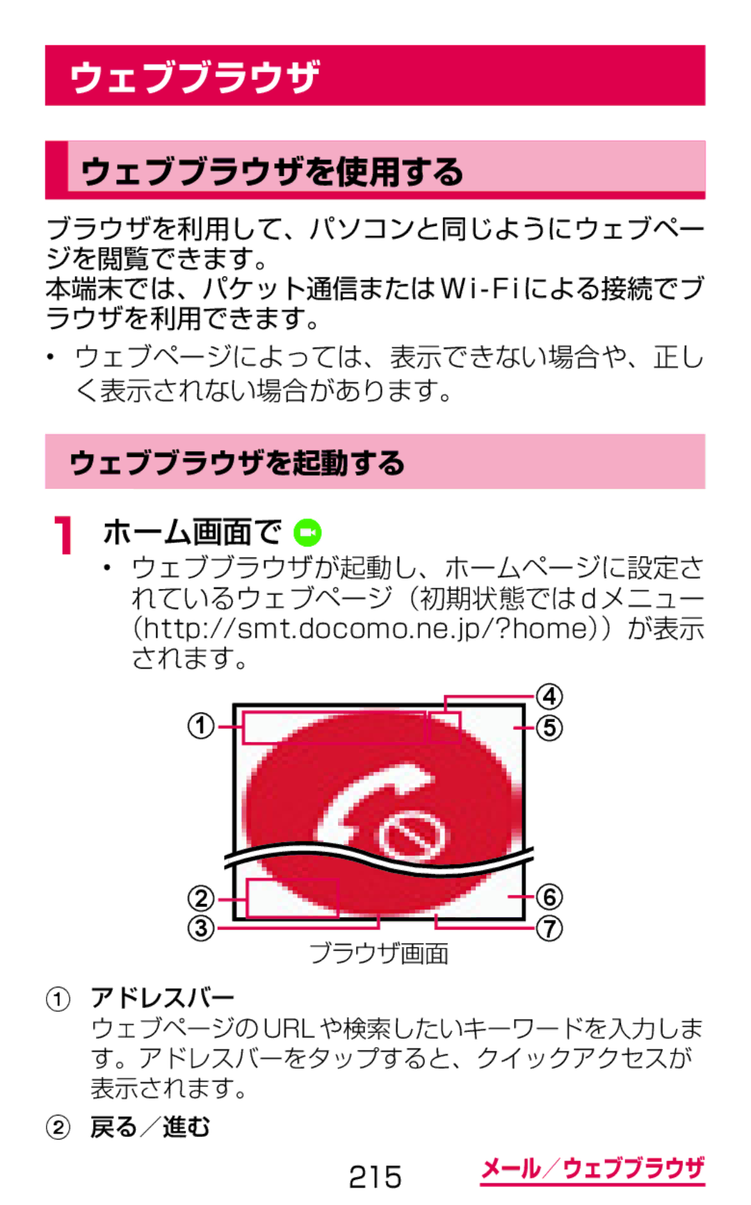 Samsung SM-G900DSIEDCM, SM-G900DZWEDCM, SM-G900DZKEDCM manual ウェブブラウザを使用する, ウェブブラウザを起動する 