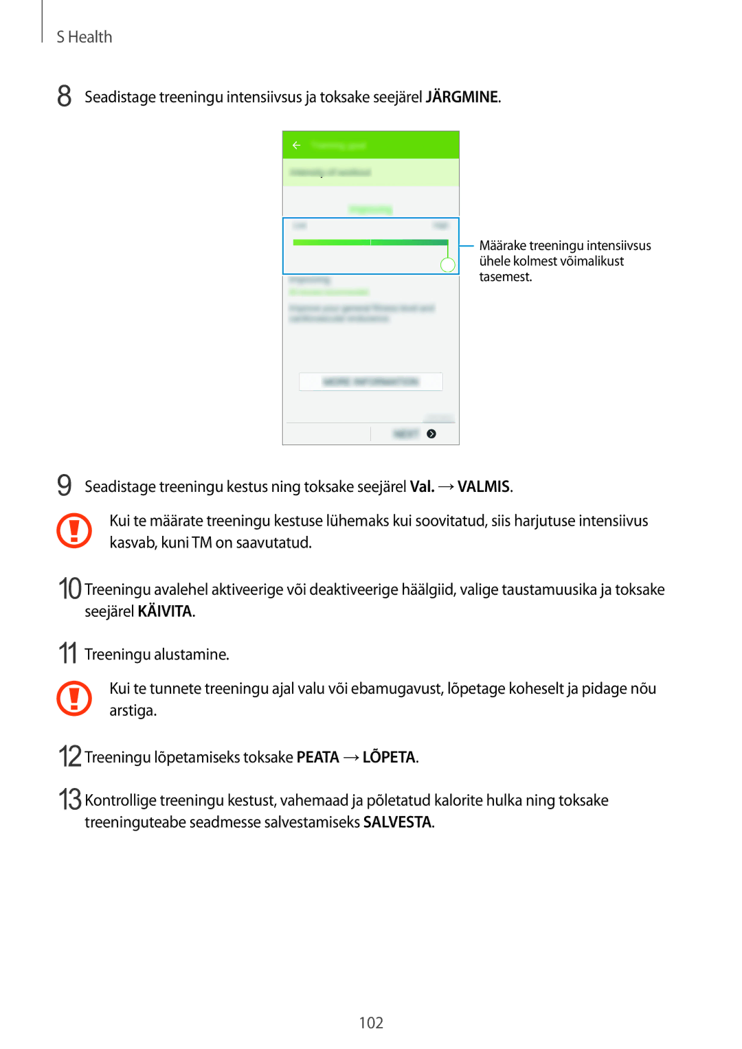 Samsung SM-G900FZKASEB, SM-G900FZDASEB, SM-G900FZWASEB, SM-G900FZBASEB manual 102 