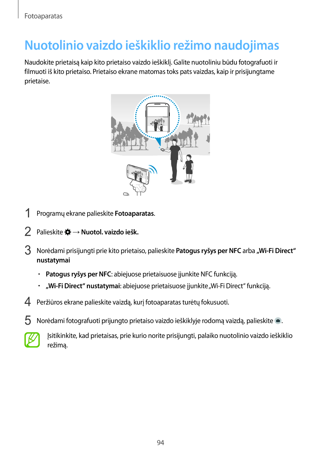 Samsung SM-G900FZKASEB, SM-G900FZDASEB, SM-G900FZWASEB, SM-G900FZBASEB manual Palieskite →Nuotol. vaizdo iešk, Nustatymai 