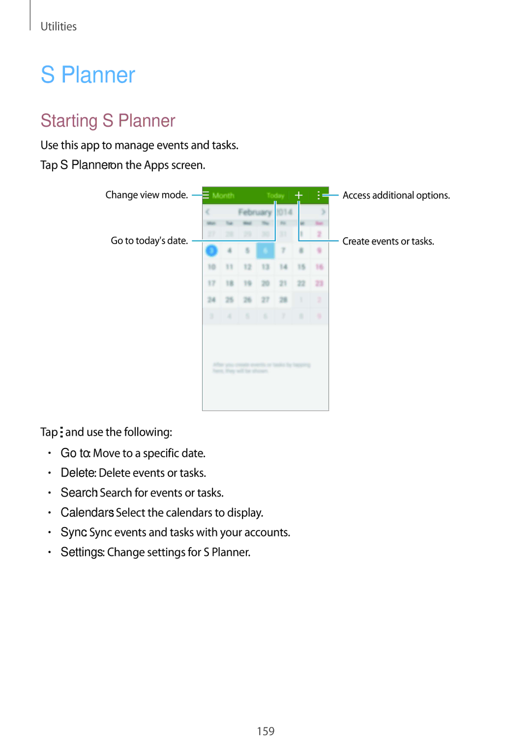 Samsung SM-G900FZKAMTL, SM-G900FZKADBT, SM-G900FZBADBT, SM-G900FZWADBT, SM-G900FZDADBT, SM-G900FZWABOG Starting S Planner 