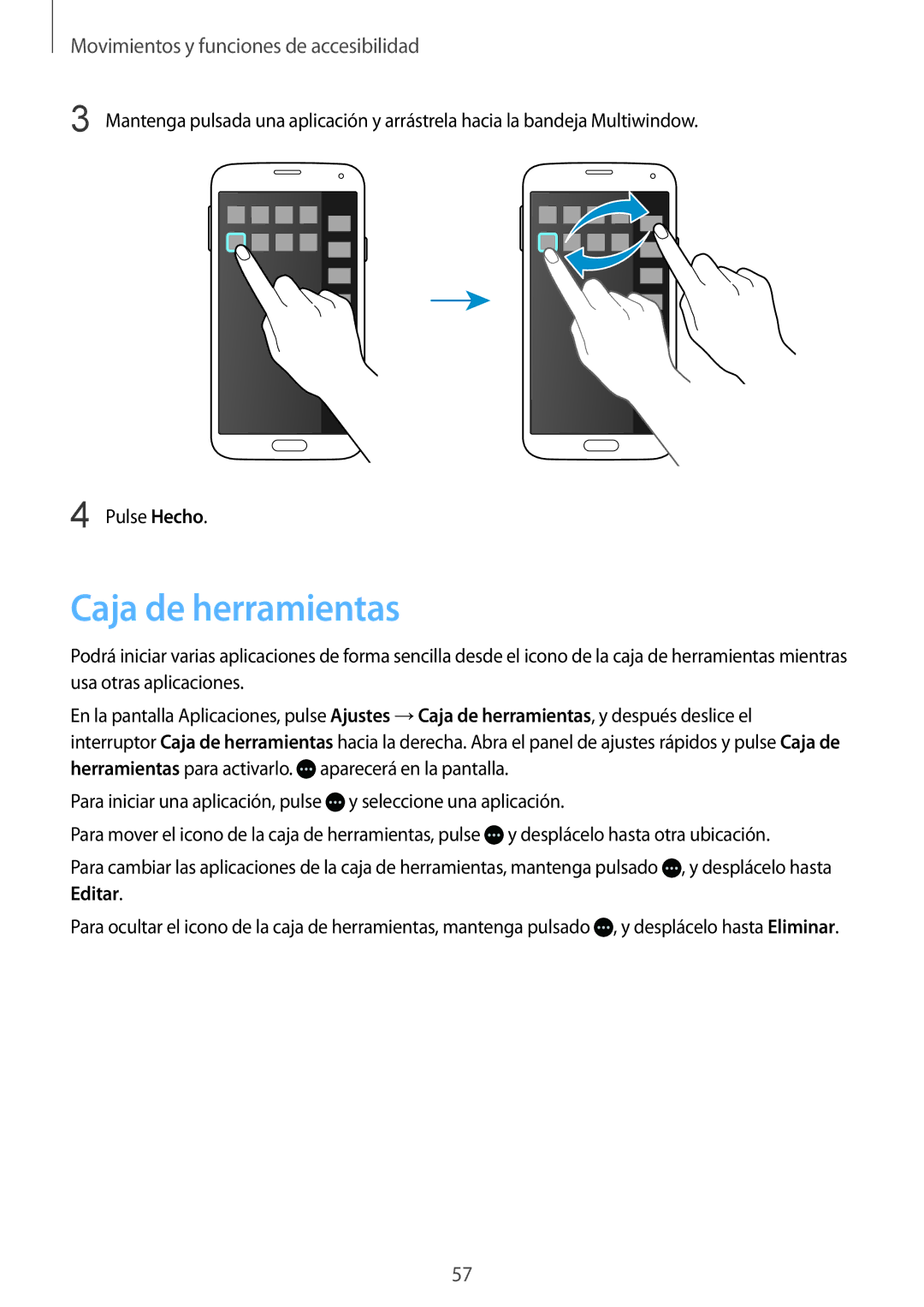 Samsung SM-G900FZDAATL, SM-G900FZKADBT, SM-G900FZWADBT, SM-G900FZBAXEF, SM-G900FZWAXEF, SM-G900FZDAXEF Caja de herramientas 