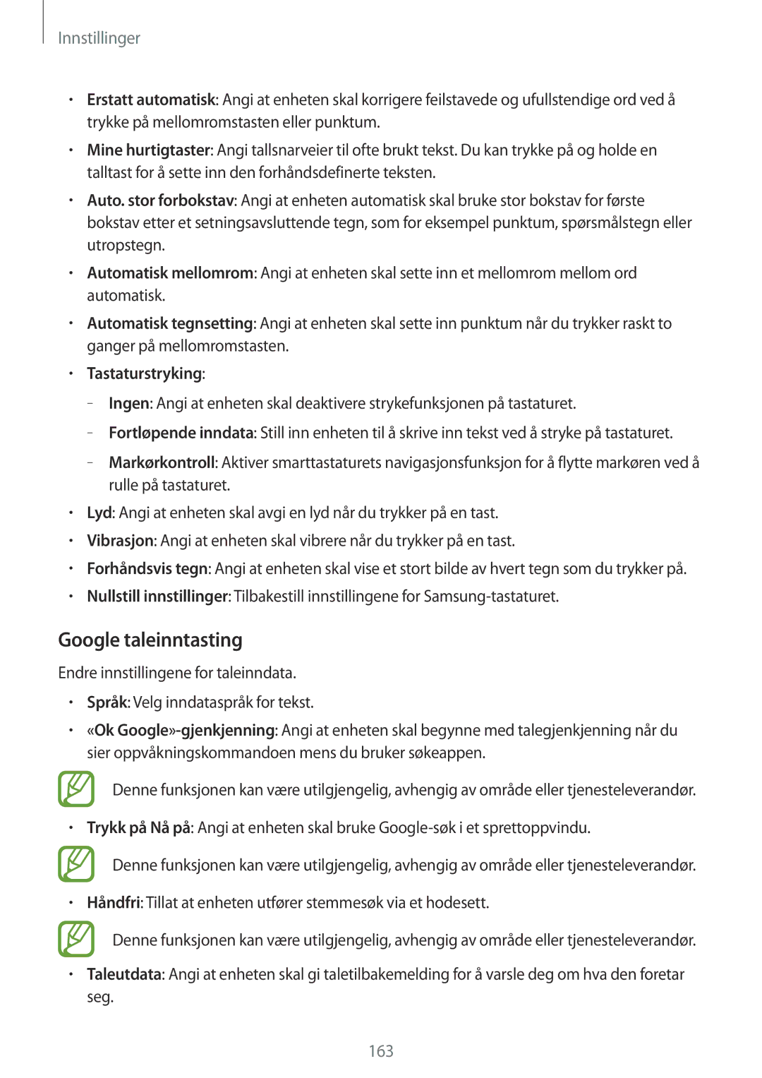 Samsung SM-G900FZWENEE, SM-G900FZKAVDS, SM-G900FZDANEE, SM-G900FZWANEE manual Google taleinntasting, Tastaturstryking 