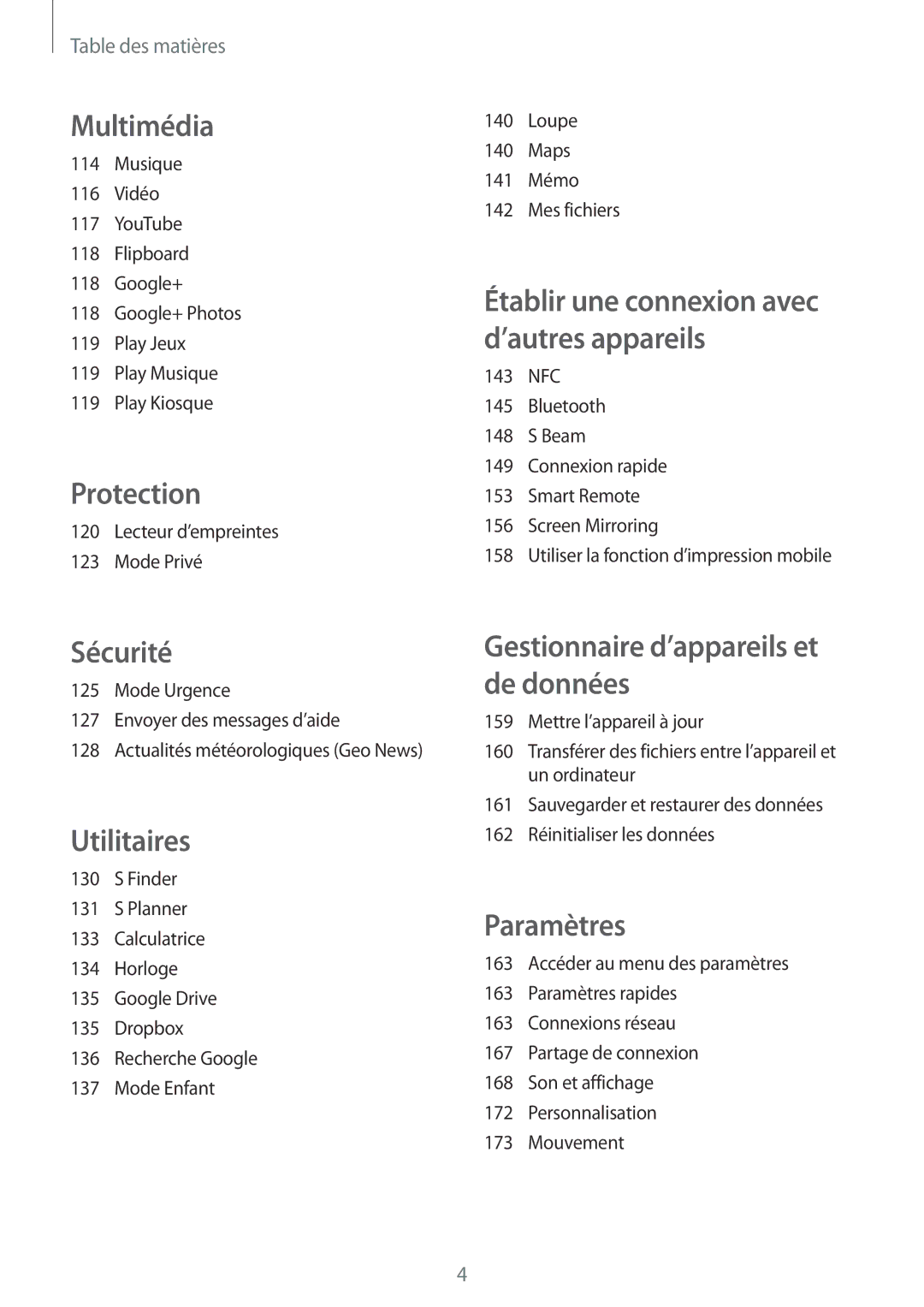 Samsung SM-G900FZDAFTM, SM-G900FZWABOG, SM-G900FZKABOG, SM-G900FZBAXEF, SM-G900FZKAFTM, SM-G900FZBASFR manual Protection 