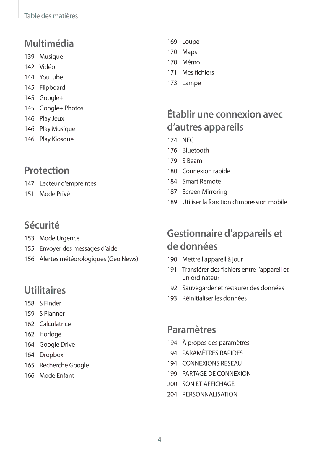 Samsung SM-G900FZDAFTM, SM-G900FZWABOG, SM-G900FZKABOG, SM-G900FZBAXEF, SM-G900FZKAFTM, SM-G900FZBASFR manual Protection 