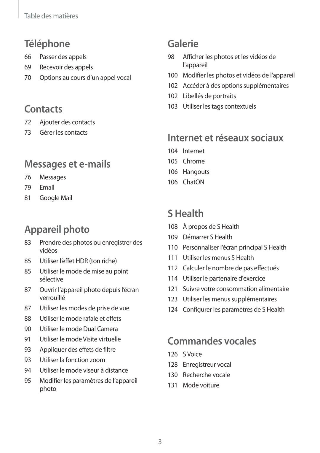 Samsung SM2G900FZKABGL, SM-G900FZWAGBL, SM2G900FZBAGBL, SM2G900FZBAVVT, SM2G900FZDAMTL, SM-G900FZKAGBL manual Téléphone 