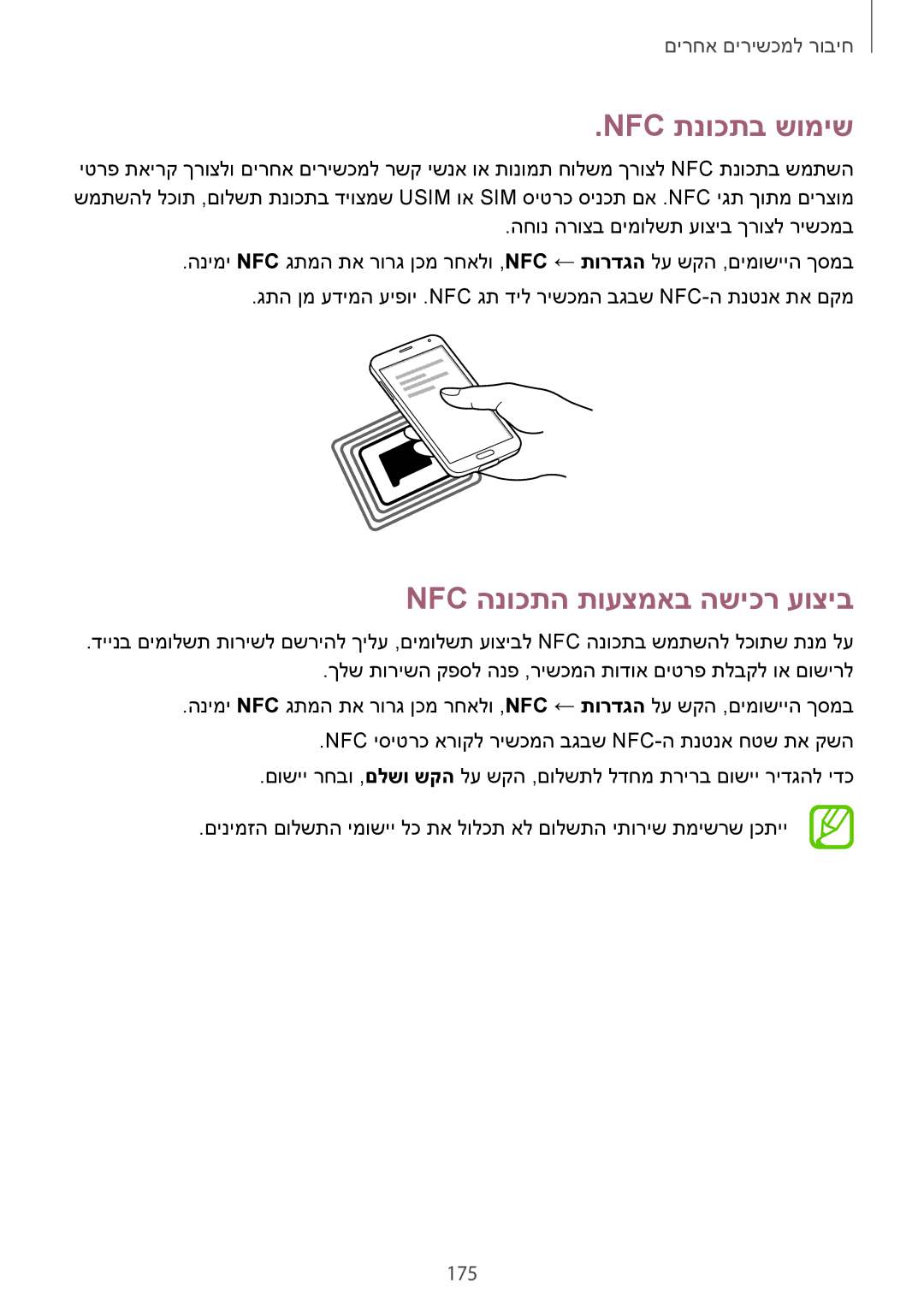 Samsung SM-G900FZBAPCL, SM-G900FZWASEE, SM-G900FZBASEE, SM-G900FZDASEE Nfc תנוכתב שומיש, Nfc הנוכתה תועצמאב השיכר עוציב, 175 